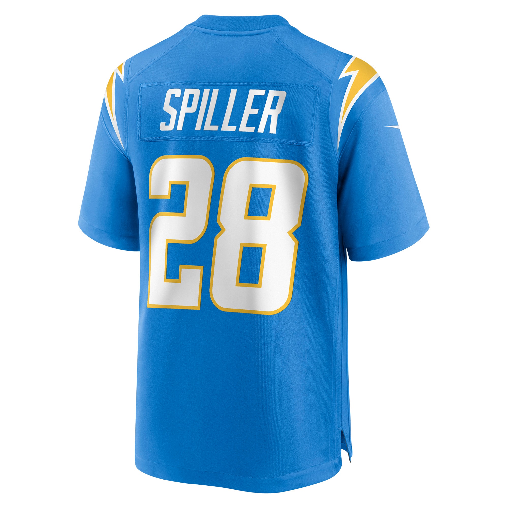 Isaiah Spiller Los Angeles Chargers Nike Game Jersey - Powder Blue - vstockx