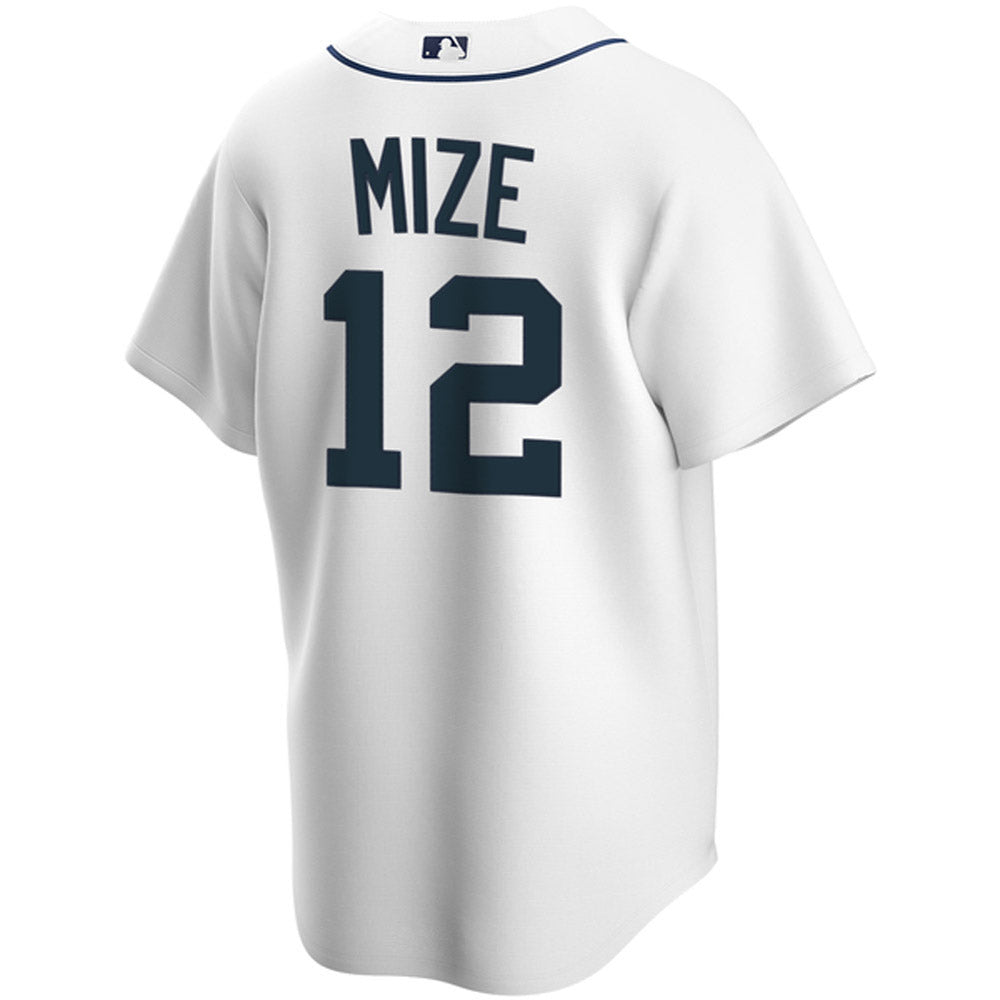Youth Detroit Tigers Casey Mize Cool Base Replica Home Jersey - White - vstockx