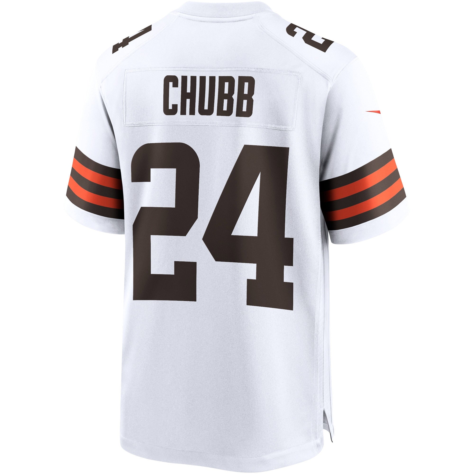 Men's Nike Nick Chubb White Cleveland Browns Game Jersey - vstockx