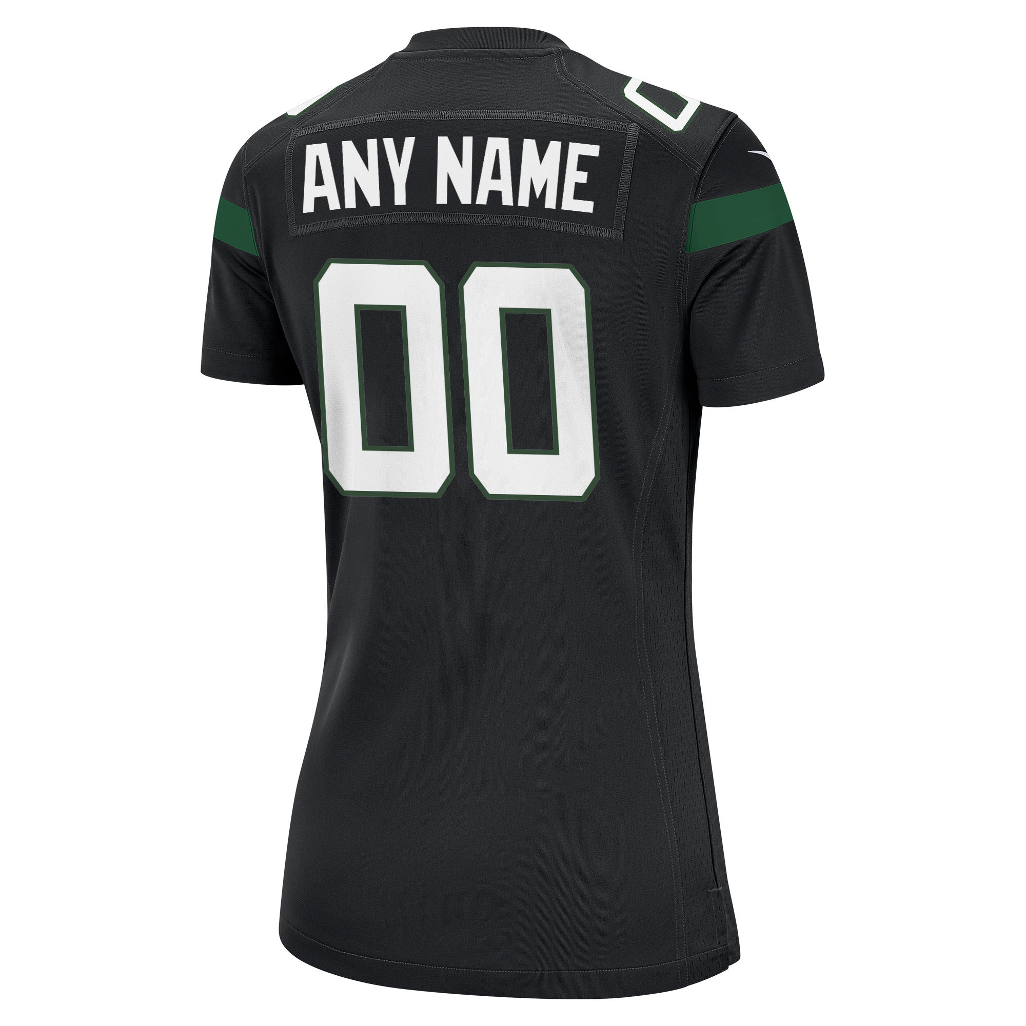 New York Jets Nike Women's Alternate Custom Game Jersey - Stealth Black - vstockx