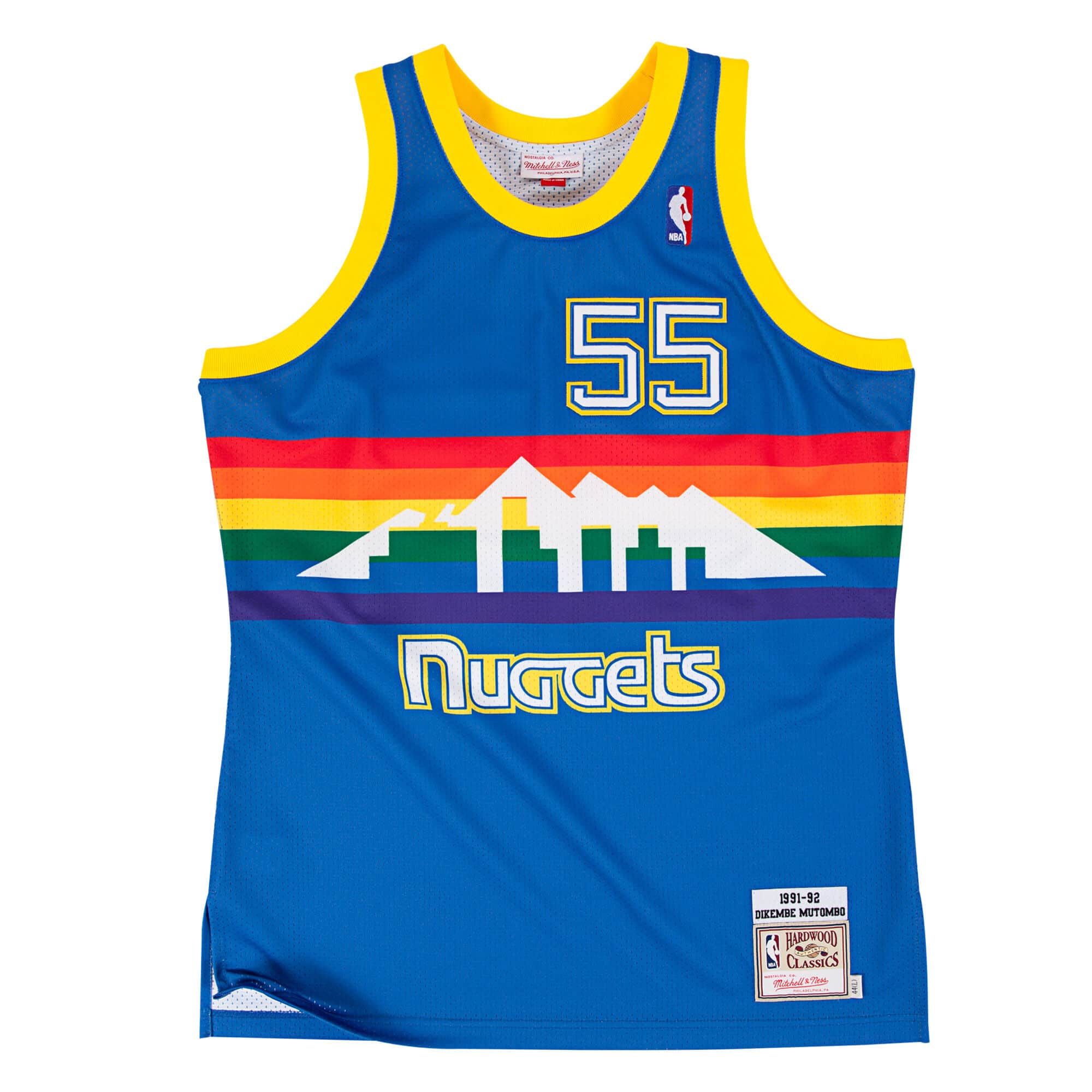 Dikembe Mutombo 1991-92 Authentic Jersey Denver Nuggets - vstockx