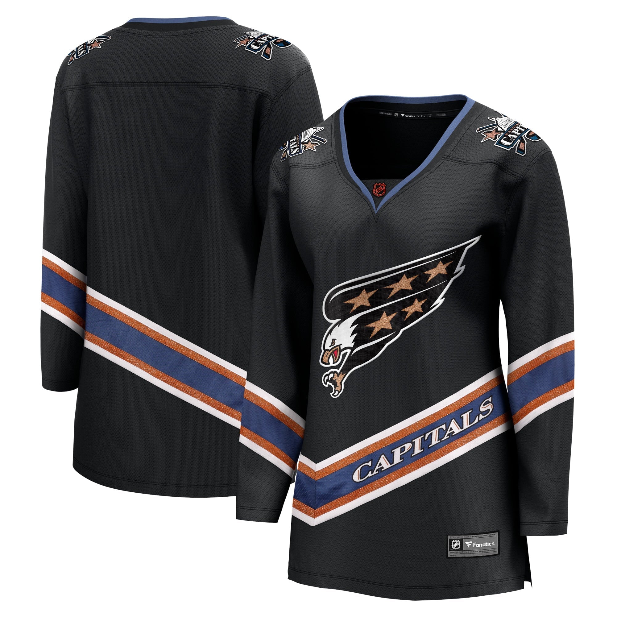 Women's Fanatics Branded Black Washington Capitals Special Edition 2.0 Breakaway Blank Jersey - vstockx