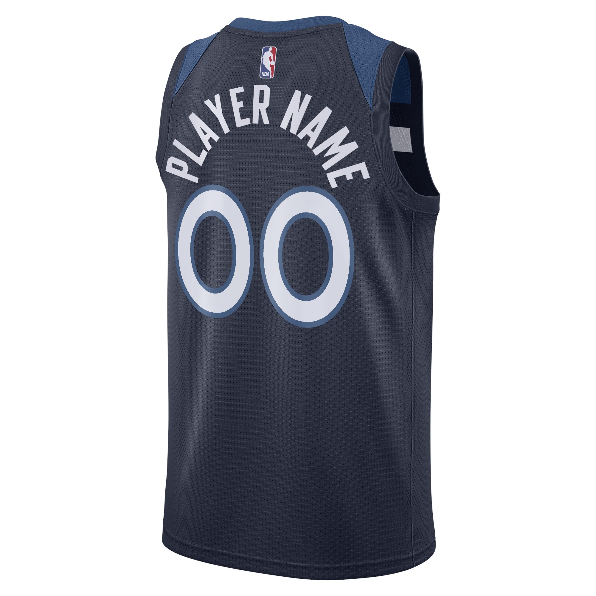 Minnesota Timberwolves Nike Swingman Custom Jersey Navy - Icon Edition - vstockx