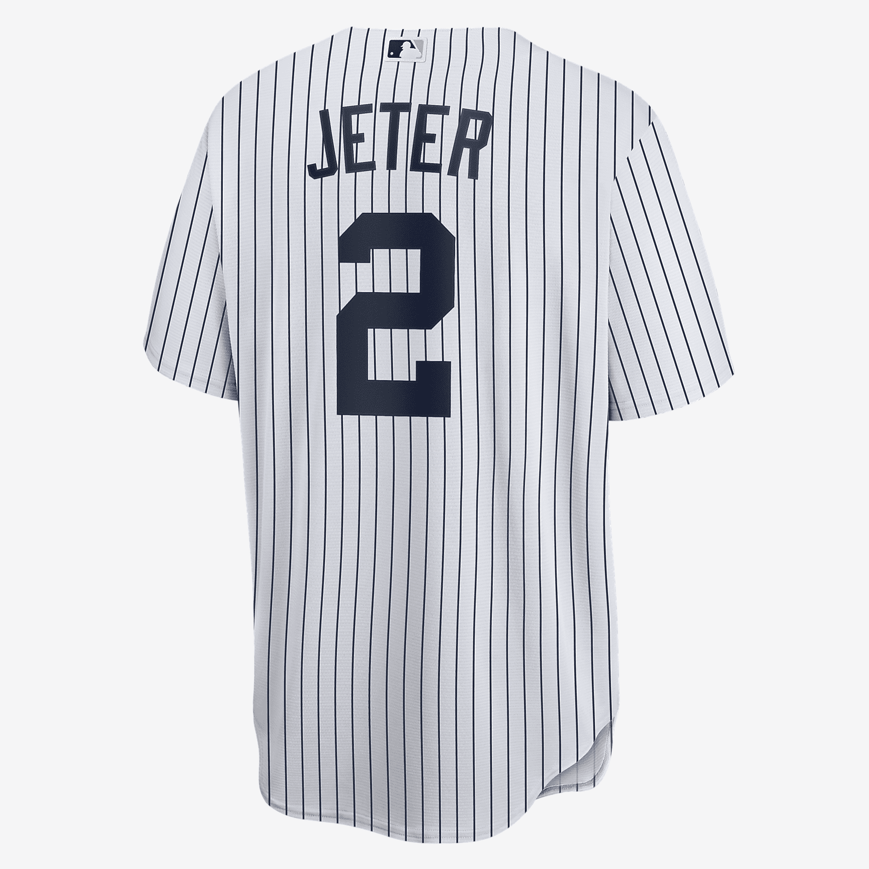MLB New York Yankees (Derek Jeter) Men's Replica Baseball Jersey - White/Navy - vstockx