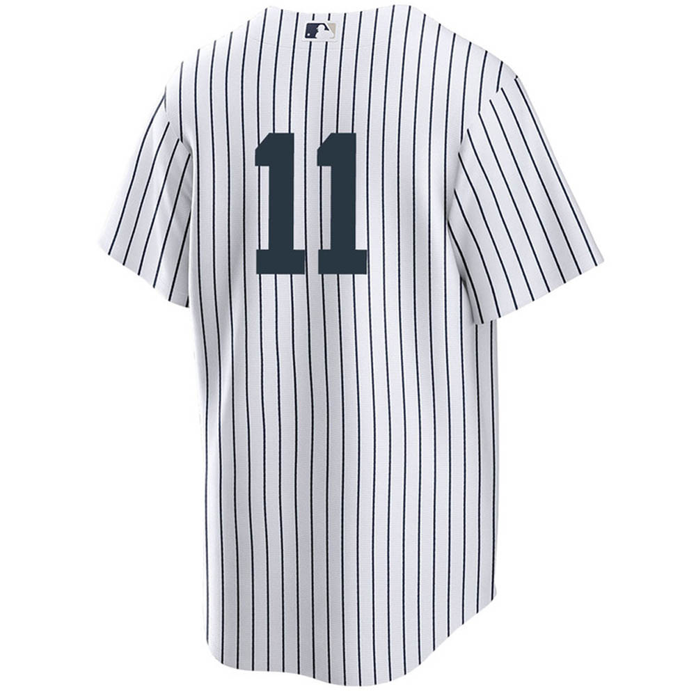 Youth New York Yankees Anthony Volpe Cool Base Replica Home Jersey - White - vstockx