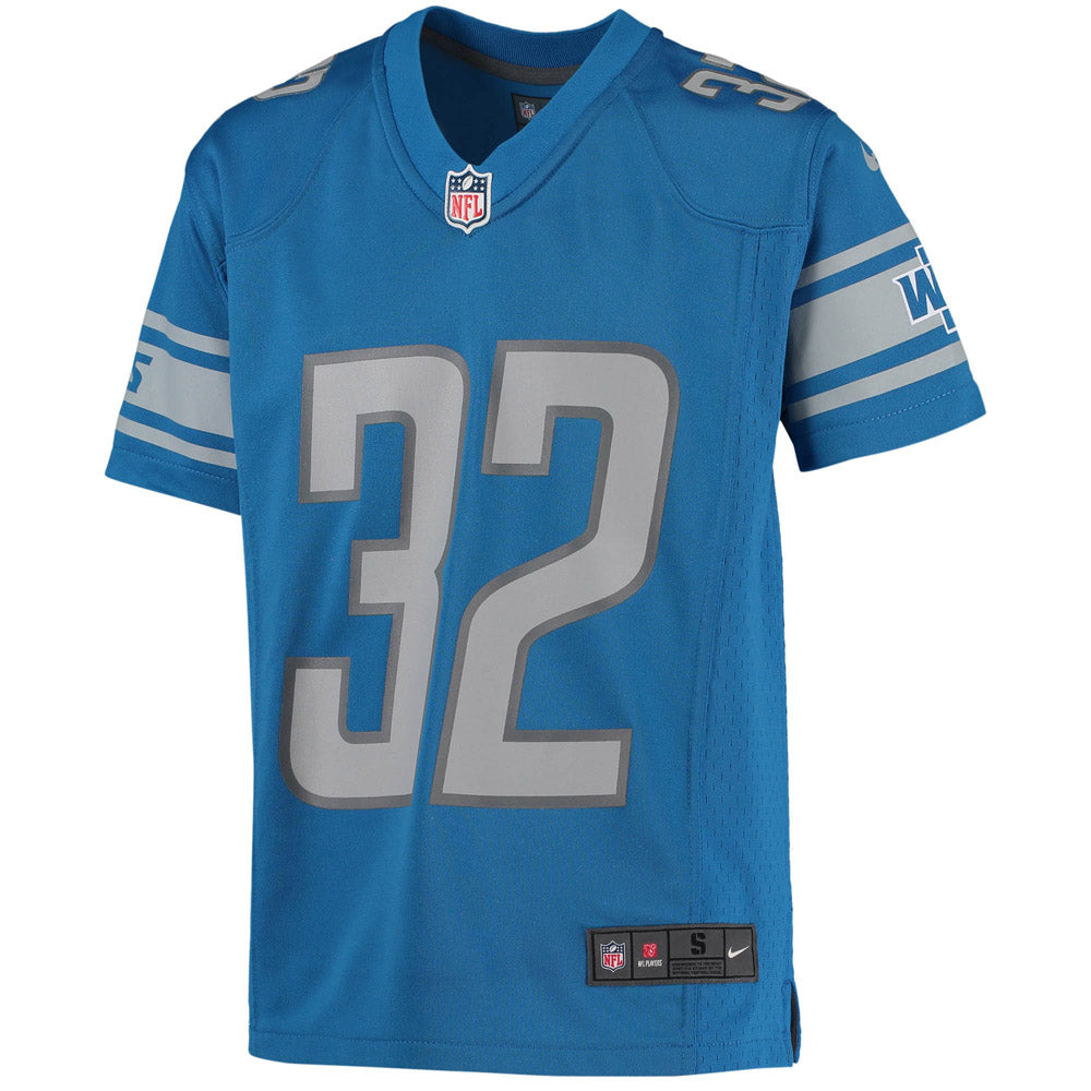 Youth Detroit Lions D'Andre Swift Game Jersey Blue - vstockx