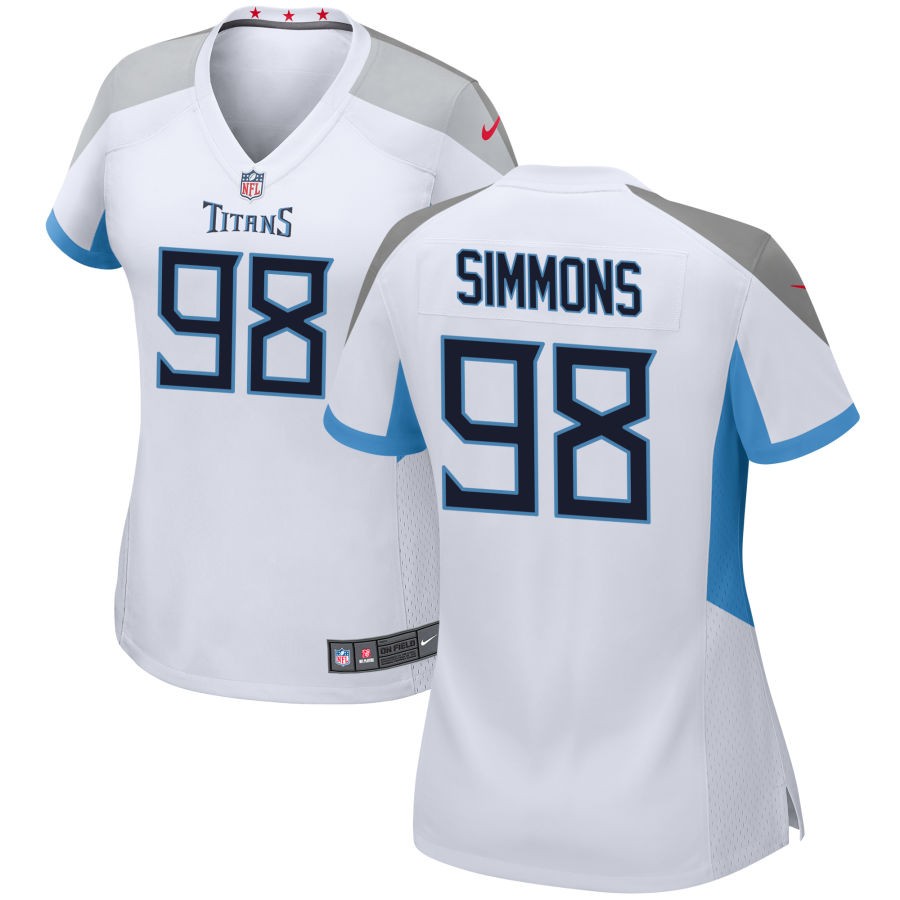 Women's Tennessee Titans Jeffery Simmons Game Jersey - White - vstockx