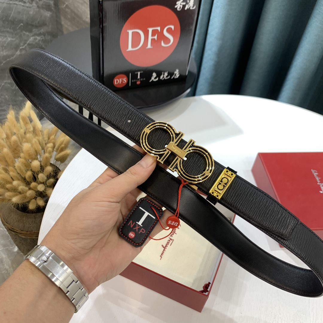 Streetwear Belt Ferragamo 320050 size:3.5cm - vstockx