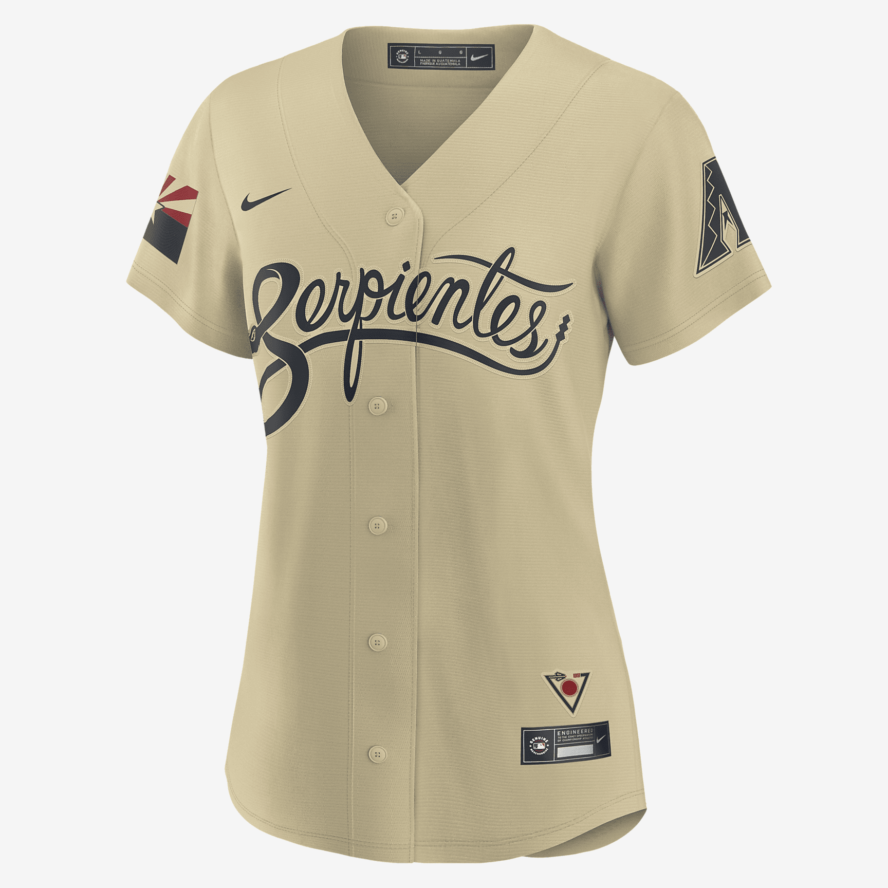 MLB Arizona Diamondbacks City Connect (Randy Johnson) Women's Replica Baseball Jersey - Gold - vstockx