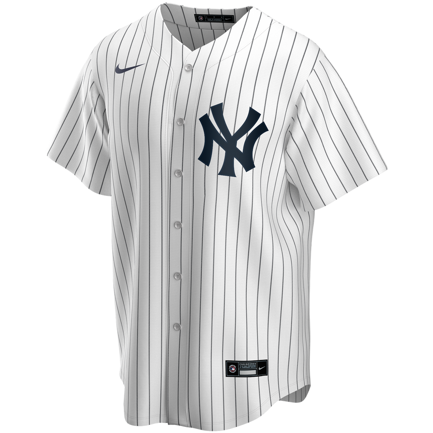 Men's Anthony Rizzo #48 White New York Yankees Home Official Replica Player Jersey - vstockx