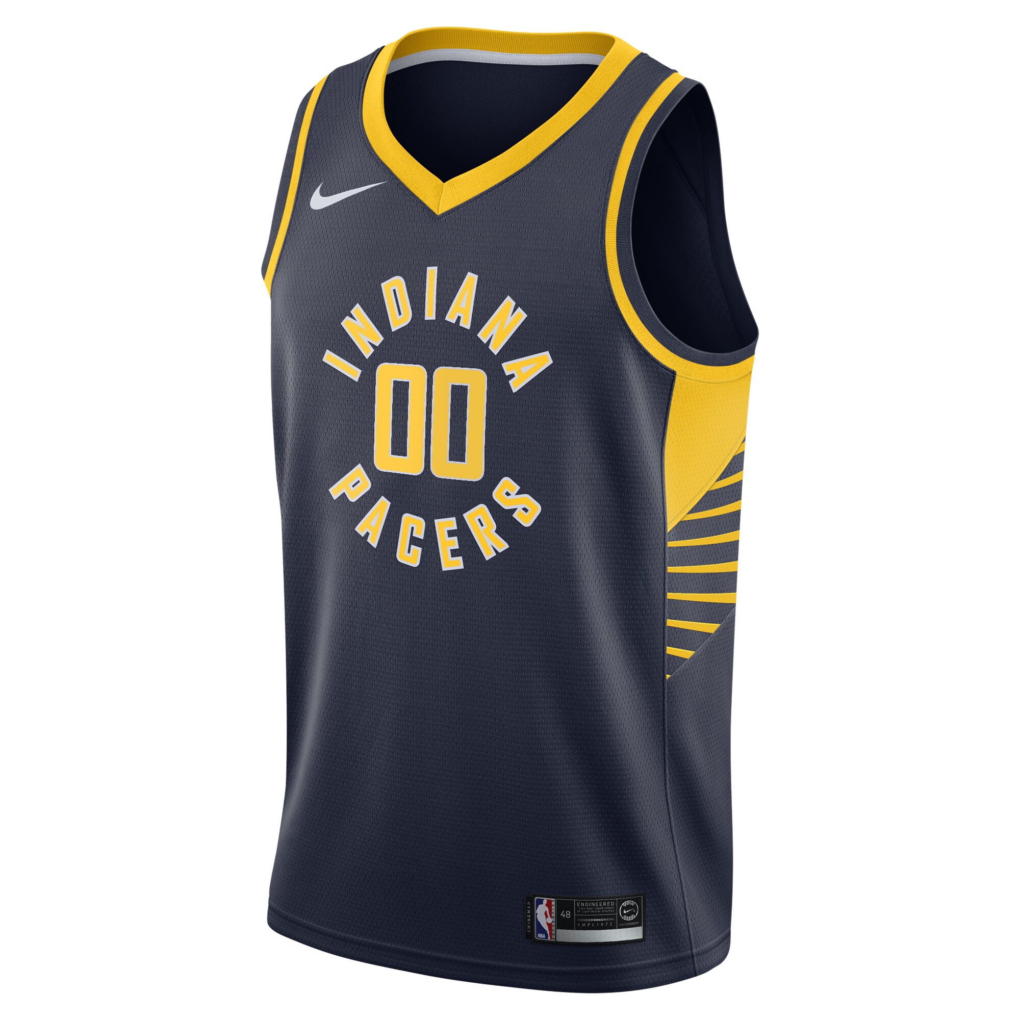 Indiana Pacers Nike 2020/21 Swingman Custom Jersey - Icon Edition - Navy - vstockx