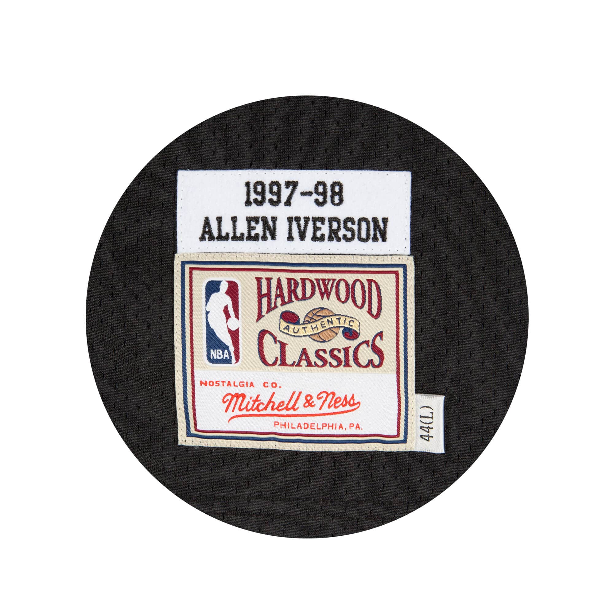 Allen Iverson 1997-98 Authentic Jersey Philadelphia 76ers - vstockx