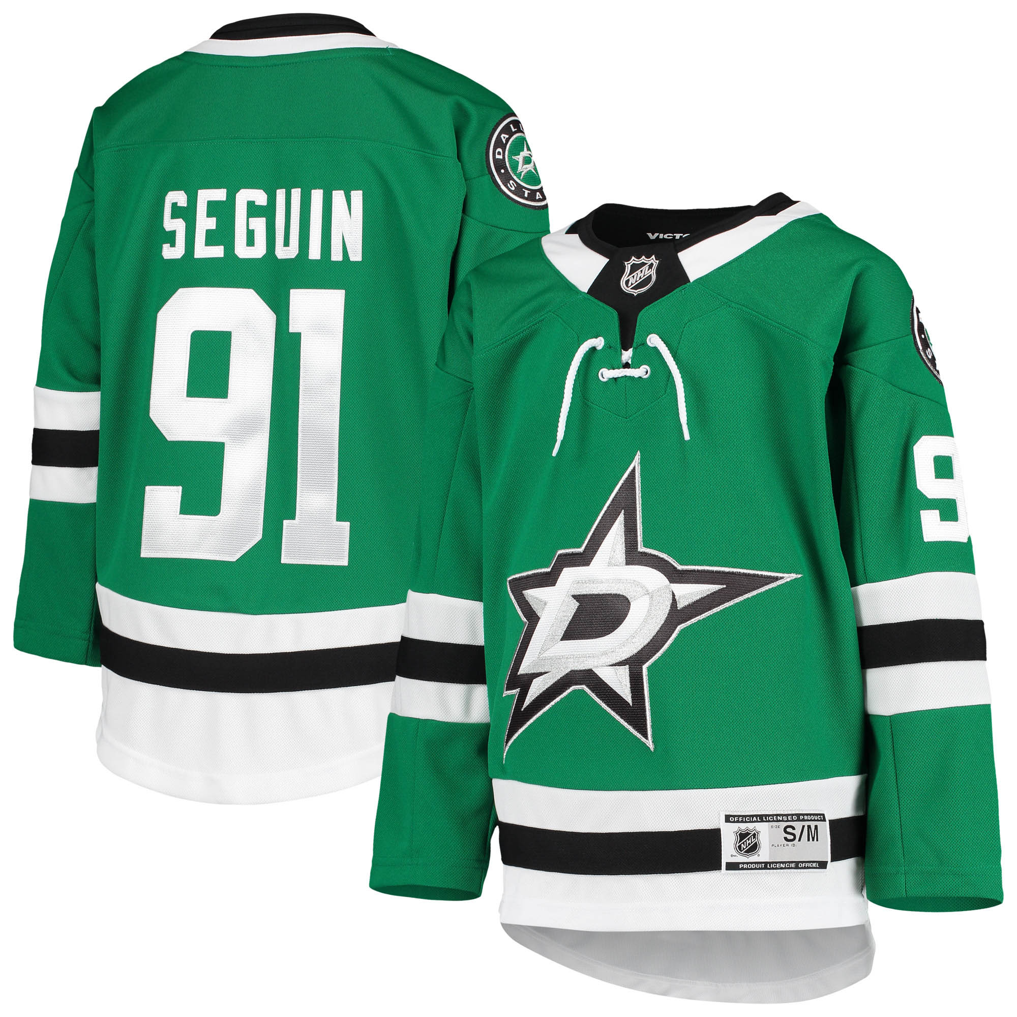Tyler Seguin Dallas Stars Youth Home Premier Player Jersey - Kelly Green - vstockx