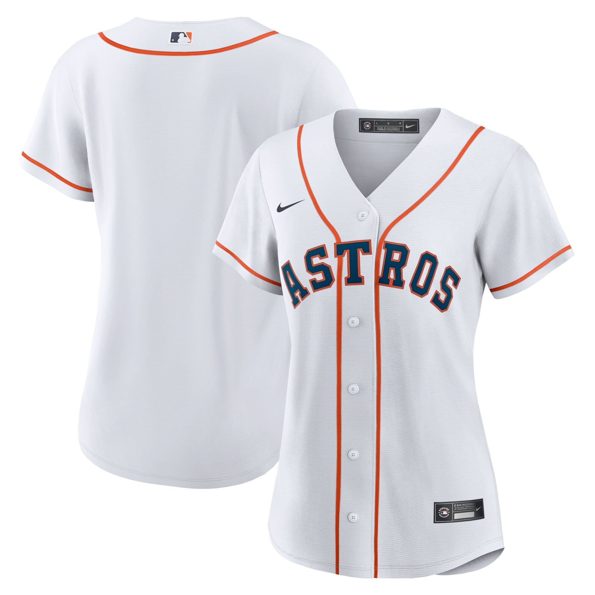 Women's Nike White Houston Astros Home Replica Team Jersey - vstockx