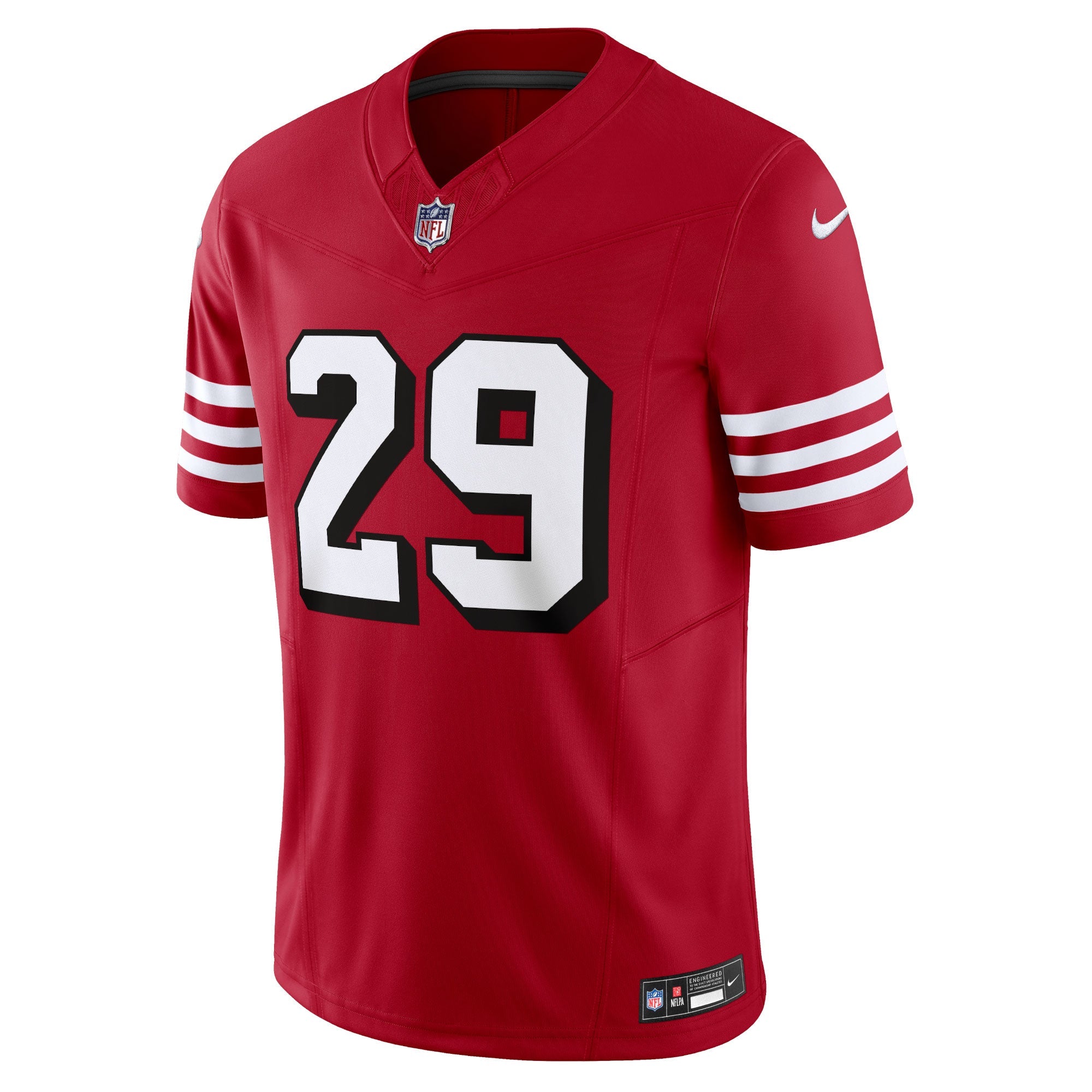 Men's Nike Talanoa Hufanga Scarlet San Francisco 49ers Alternate Vapor F.U.S.E. Limited Jersey - vstockx