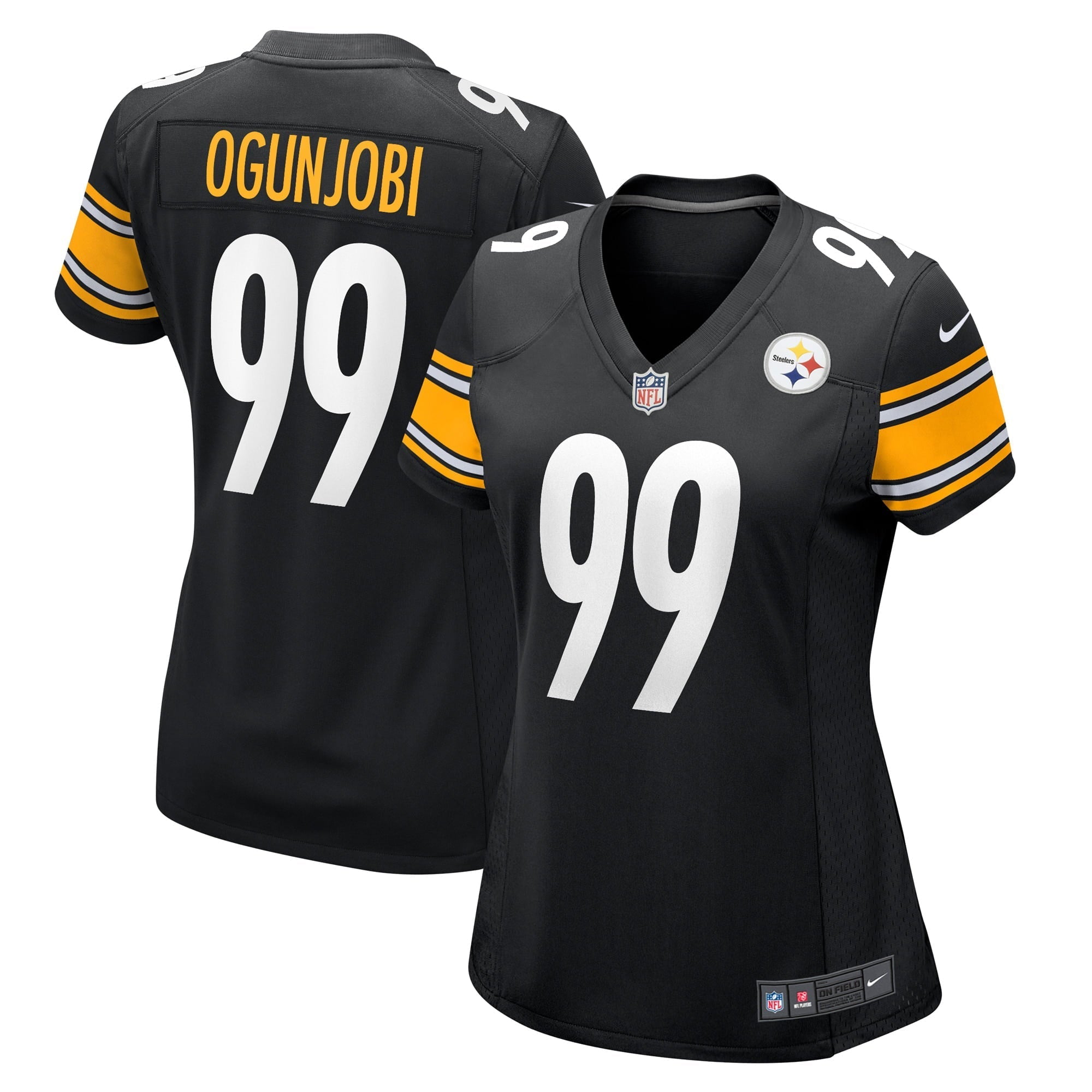 Women's Nike Larry Ogunjobi Black Pittsburgh Steelers Game Player Jersey - vstockx