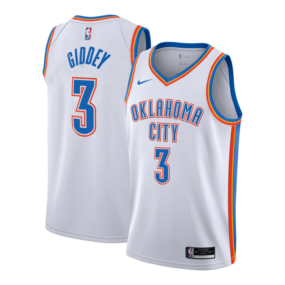 Youth Oklahoma City Thunder Josh Giddey Association Jersey - White - vstockx