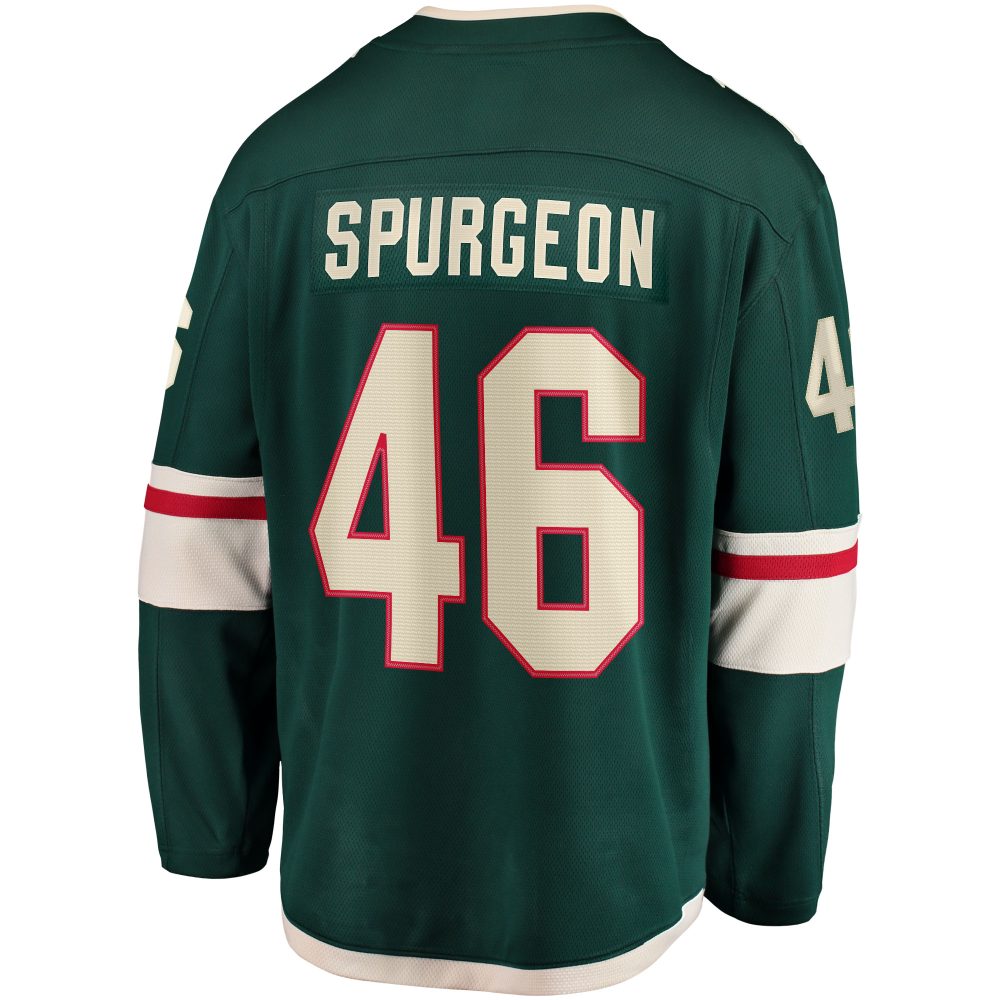 Jared Spurgeon Minnesota Wild Home Breakaway Player Jersey - Green - vstockx