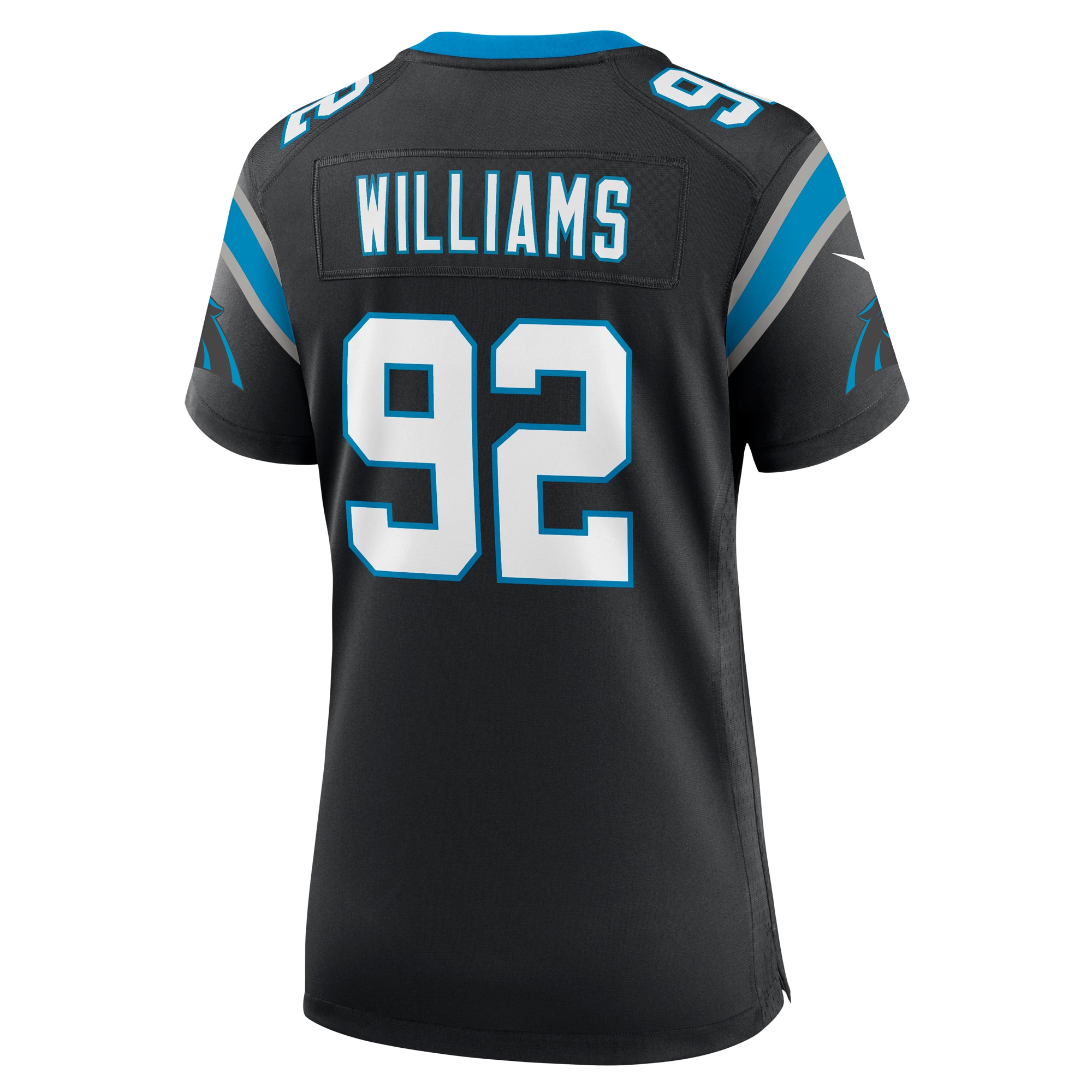 Raequan Williams Carolina Panthers Nike Women's Team Game Jersey - Black - vstockx