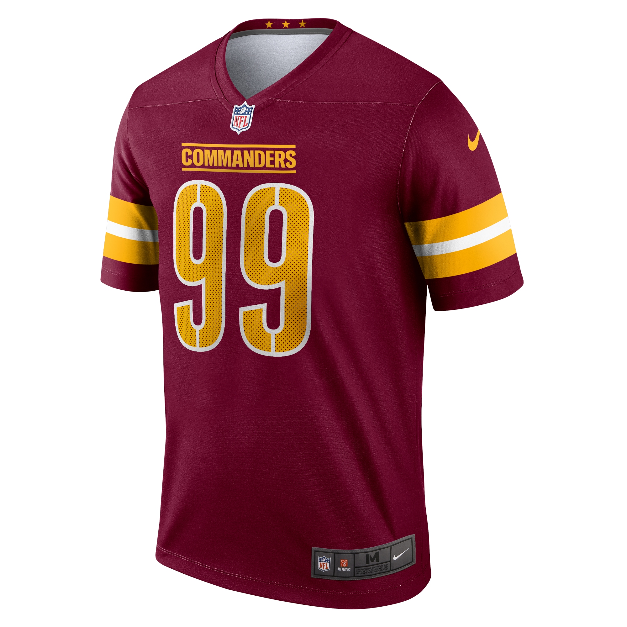 Chase Young Washington Commanders Nike Legend Jersey - Burgundy - vstockx