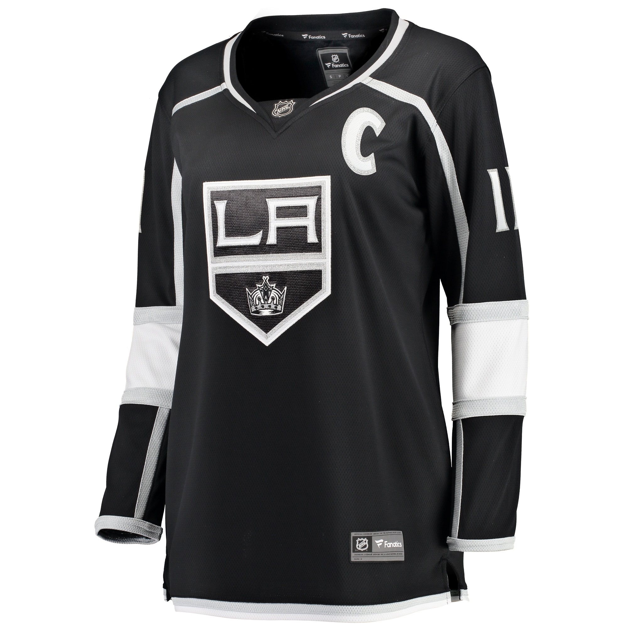 Anze Kopitar Los Angeles Kings Fanatics Branded Women's Home Breakaway Player Jersey - Black - vstockx