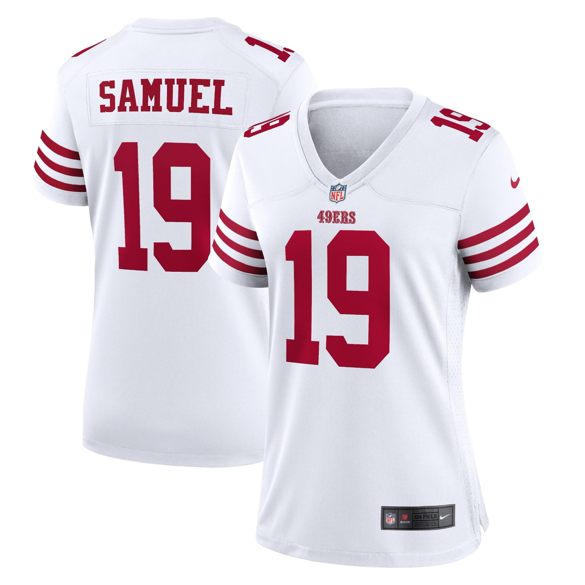 Women's Nike Deebo Samuel White San Francisco 49ers Player Game Jersey - vstockx