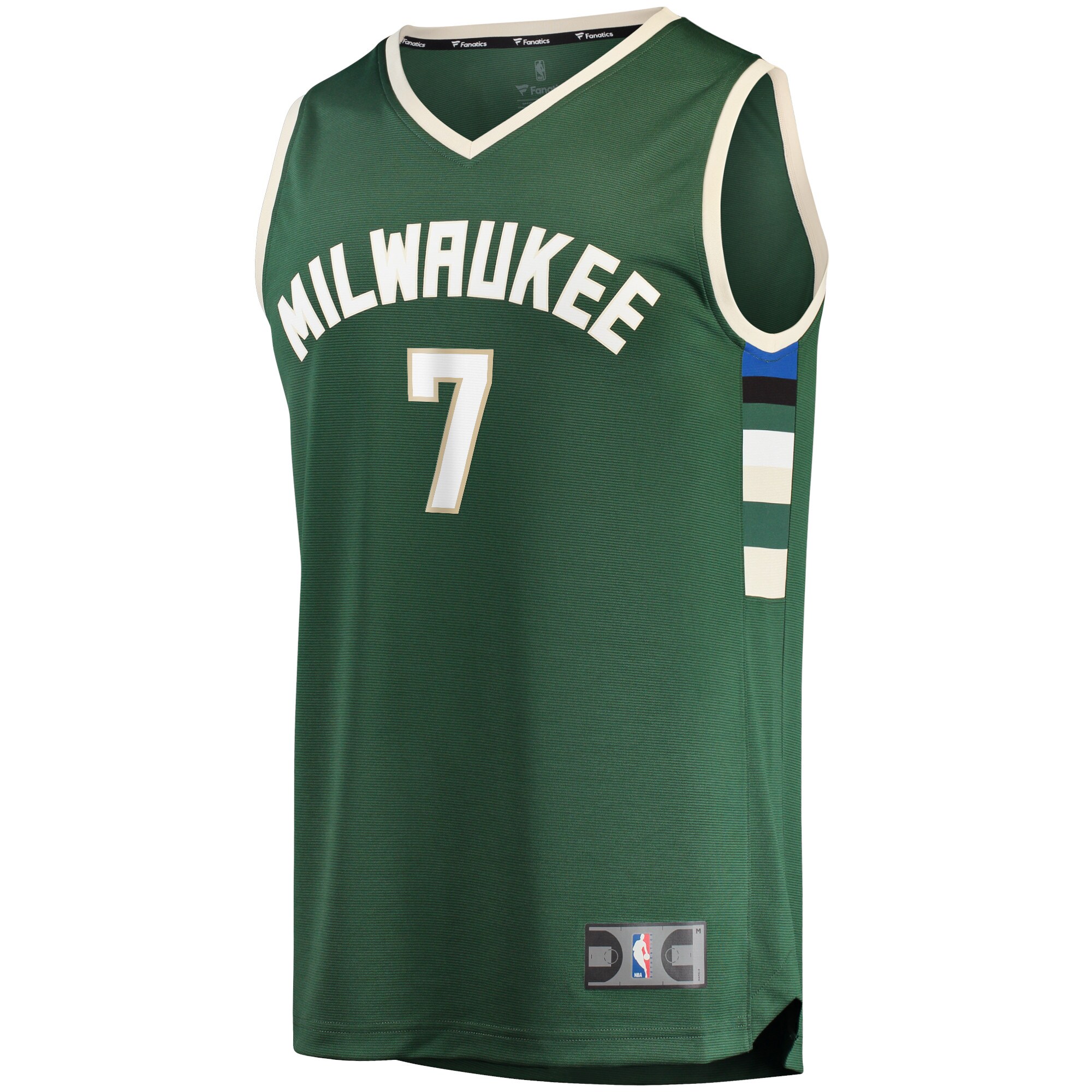 Grayson Allen Milwaukee Bucks Fanatics Branded 2021/22 Fast Break Replica Jersey - Icon Edition - Hunter Green - vstockx