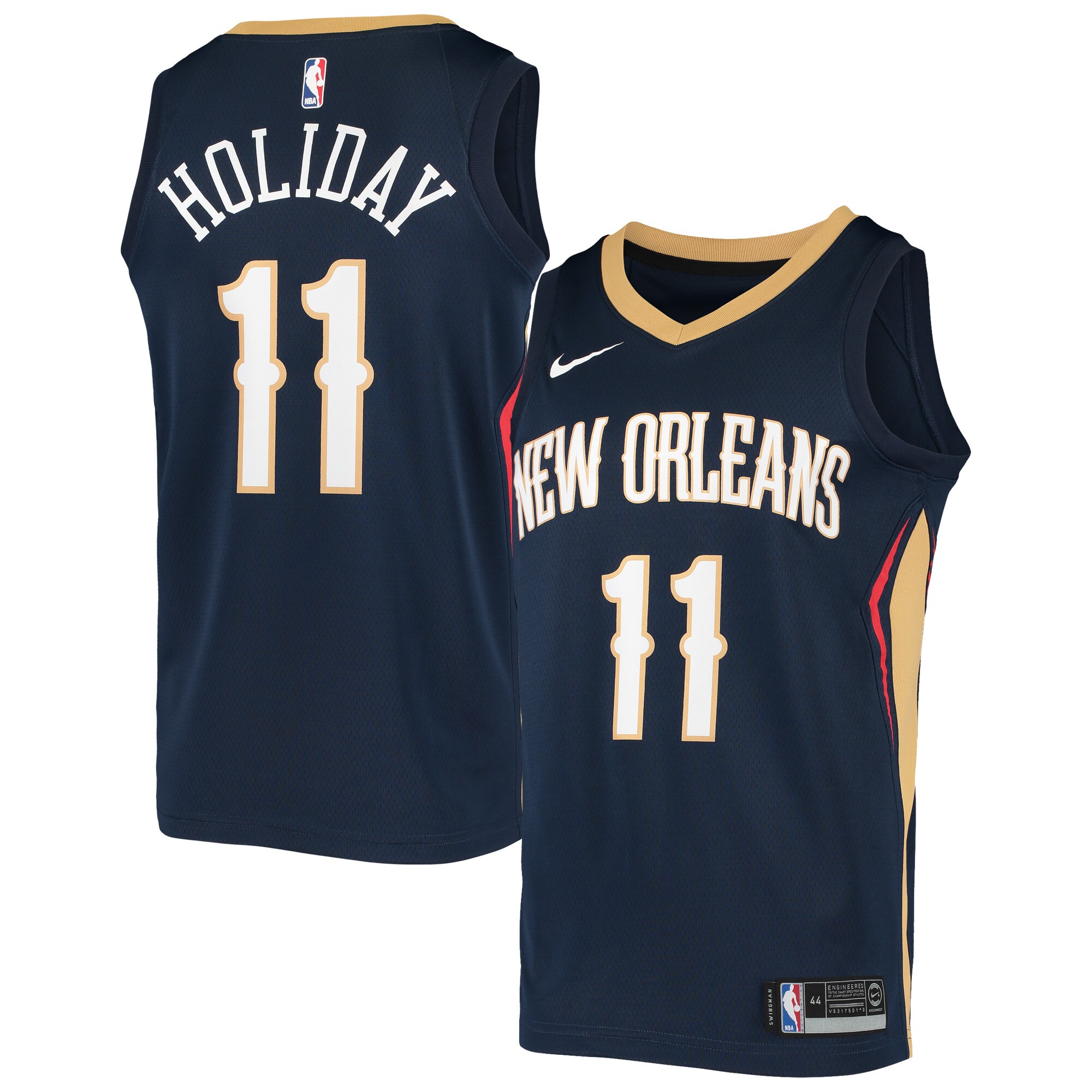Jrue Holiday New Orleans Pelicans Nike Swingman Jersey - Navy - vstockx