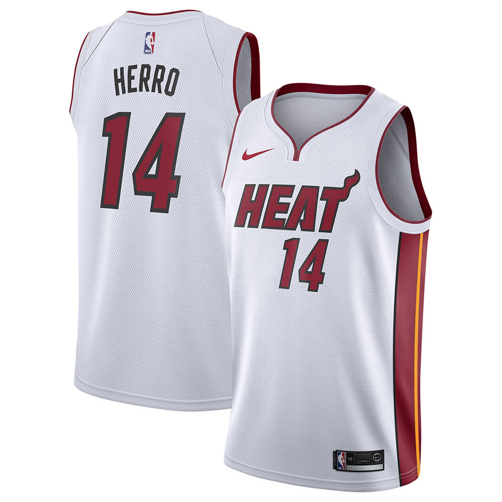 Youth Miami Heat Tyler Herro Association Jersey - White - vstockx