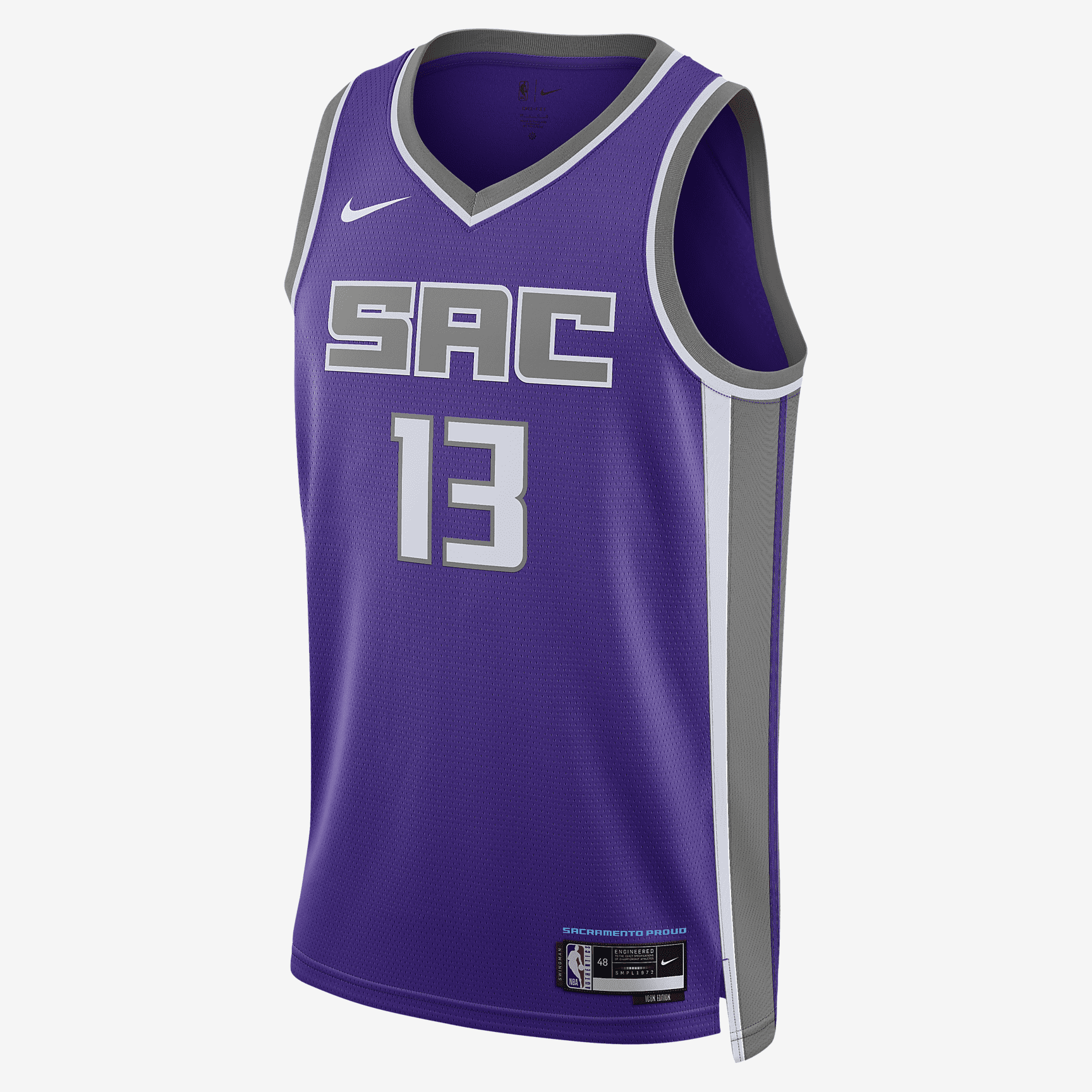 Sacramento Kings Icon Edition 2022/23 Nike Dri-FIT NBA Swingman Jersey - Field Purple - vstockx