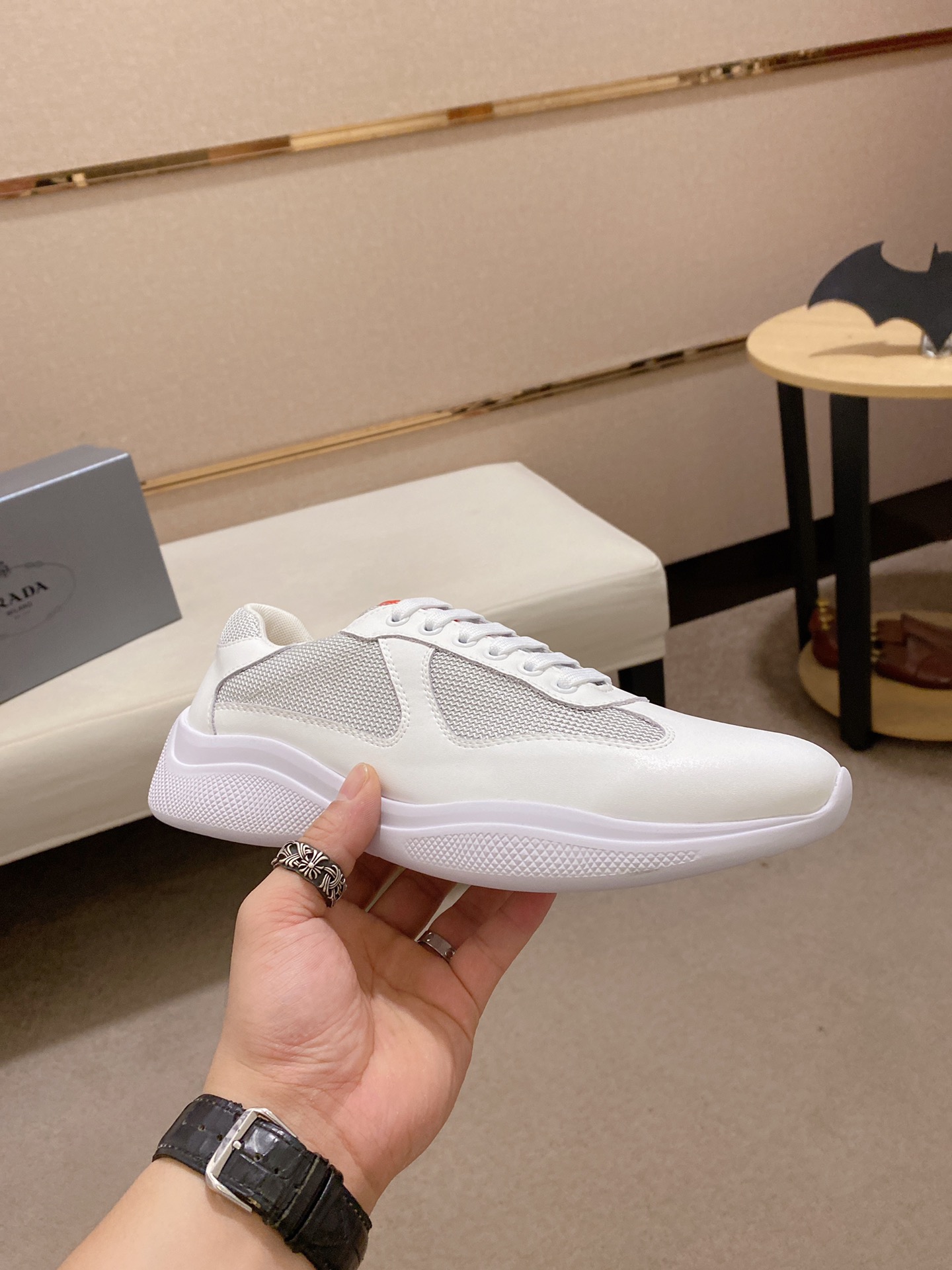 Prada America's Cup sneaker 15 - vstockx