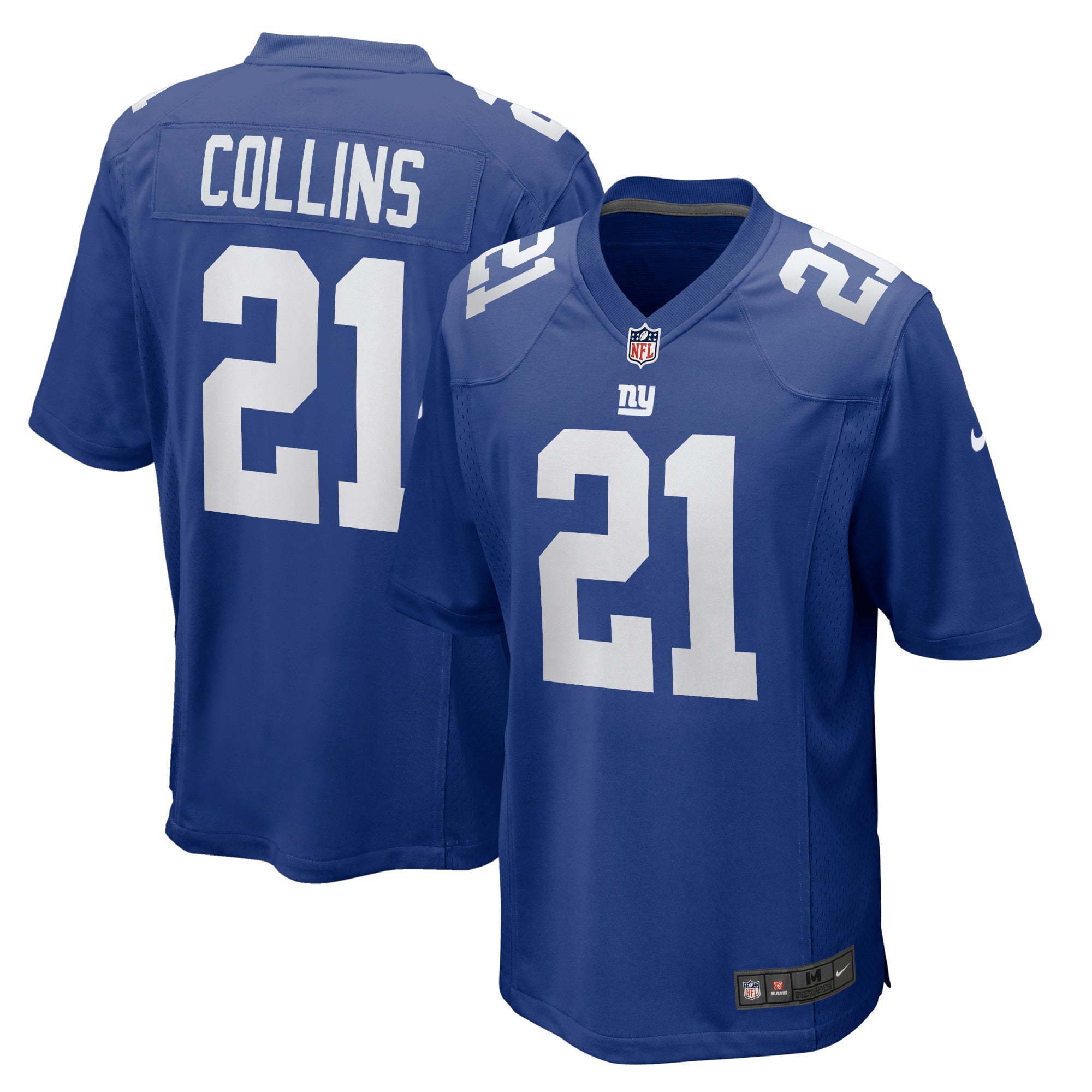 Men's Nike Landon Collins Royal New York Giants Home Game Player Jersey - vstockx