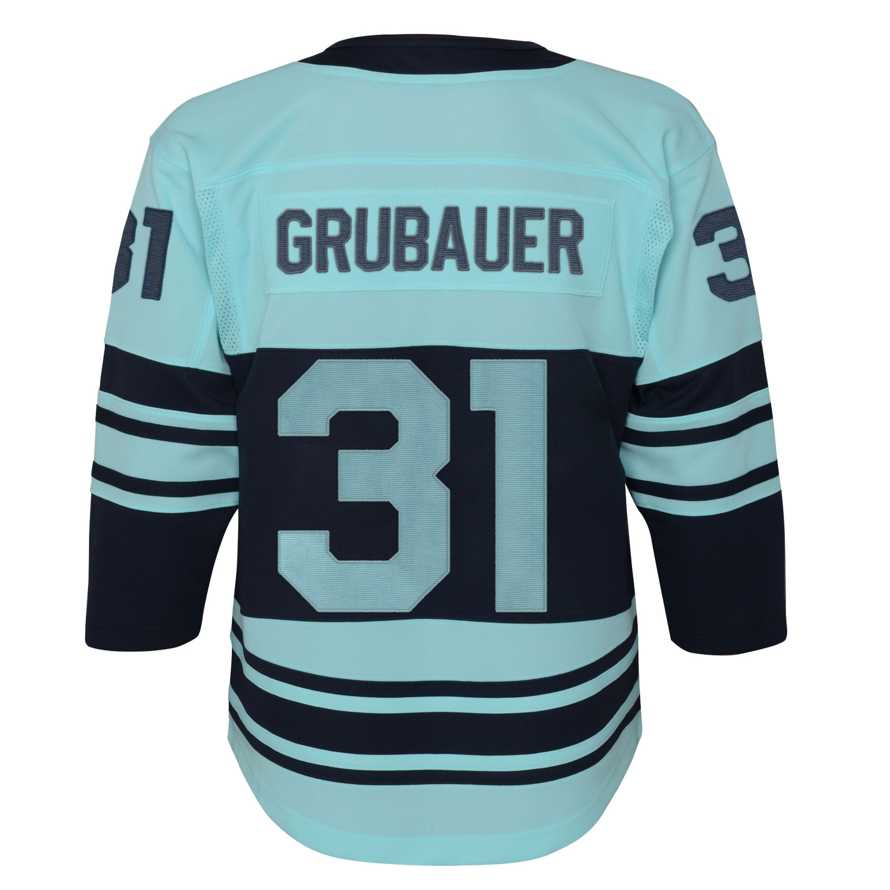 Philipp Grubauer Seattle Kraken Youth Special Edition 2.0 Premier Player Jersey - Teal - vstockx
