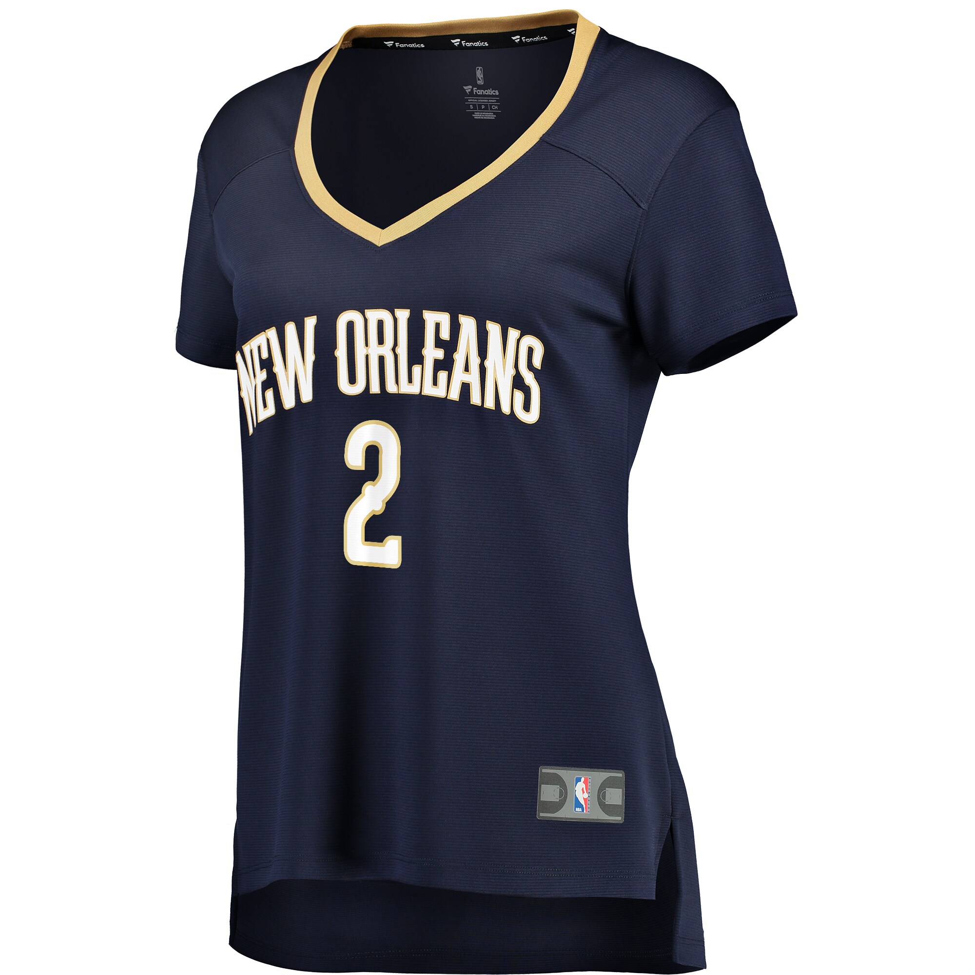 Lonzo Ball New Orleans Pelicans Fanatics Branded Women's Fast Break Replica Jersey Navy - Icon Edition - vstockx