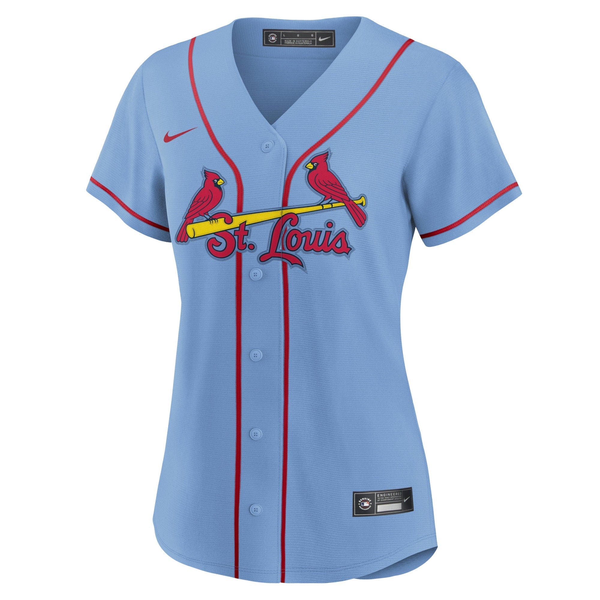 Women's Nike Paul DeJong Light Blue St. Louis Cardinals Alternate Replica Player Jersey - vstockx