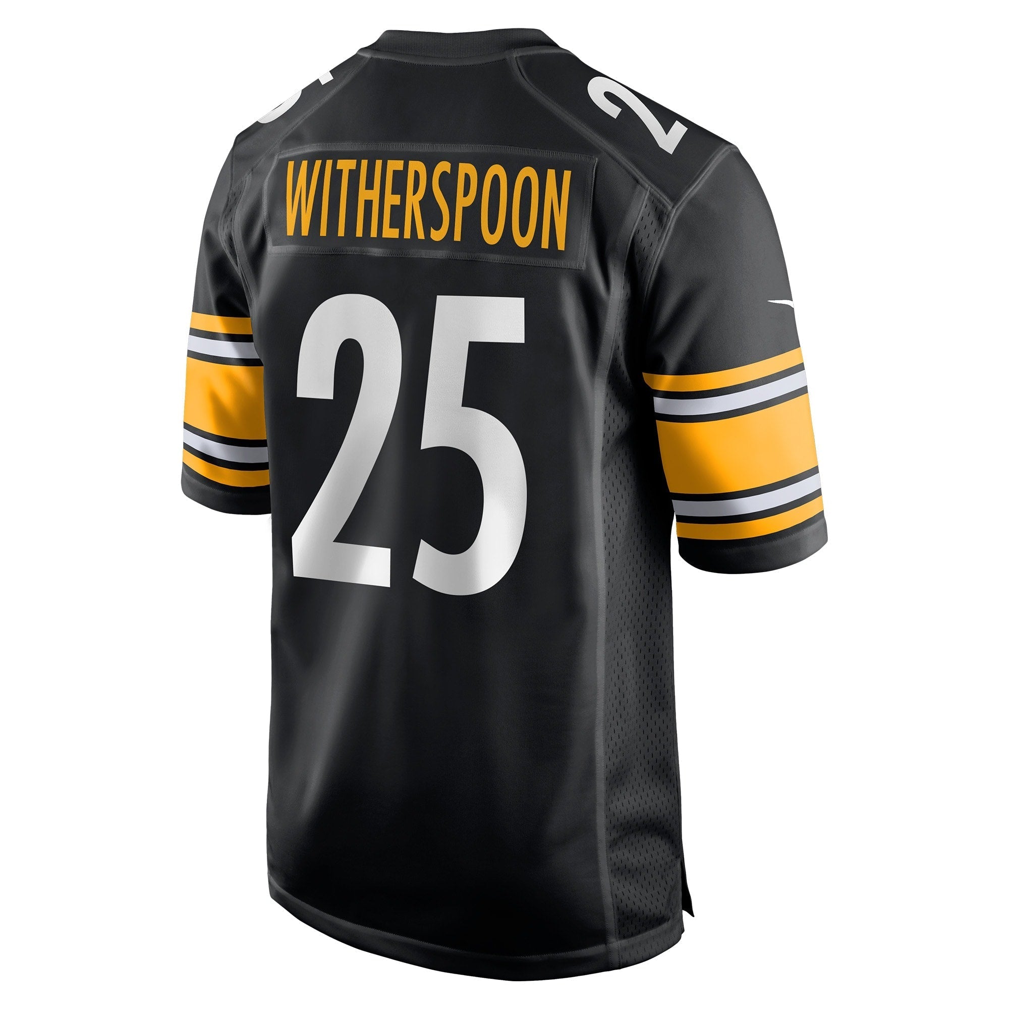 Men's Nike Ahkello Witherspoon Black Pittsburgh Steelers Game Jersey - vstockx