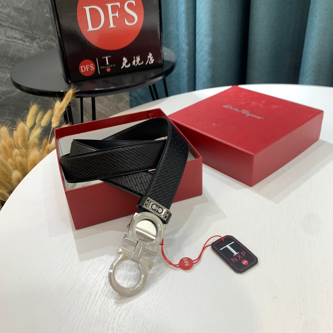 Streetwear Belt Ferragamo 319456 size:3.5cm - vstockx
