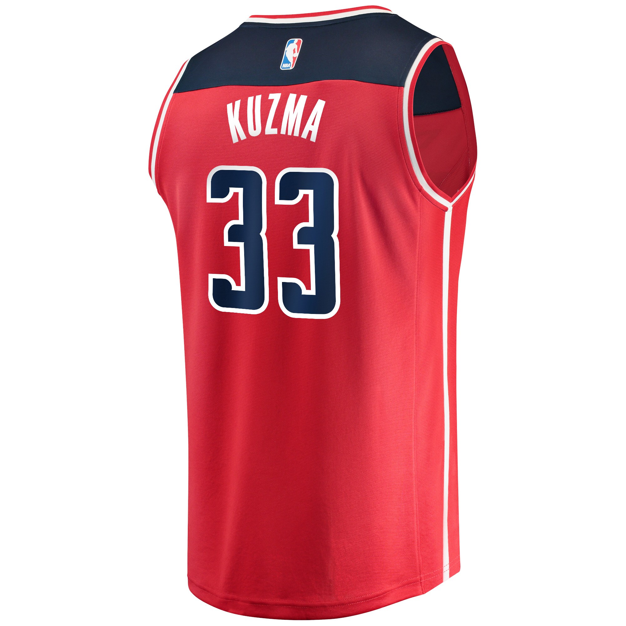 Kyle Kuzma Washington Wizards Fanatics Branded Fast Break Replica Jersey - Icon Edition - Red - vstockx