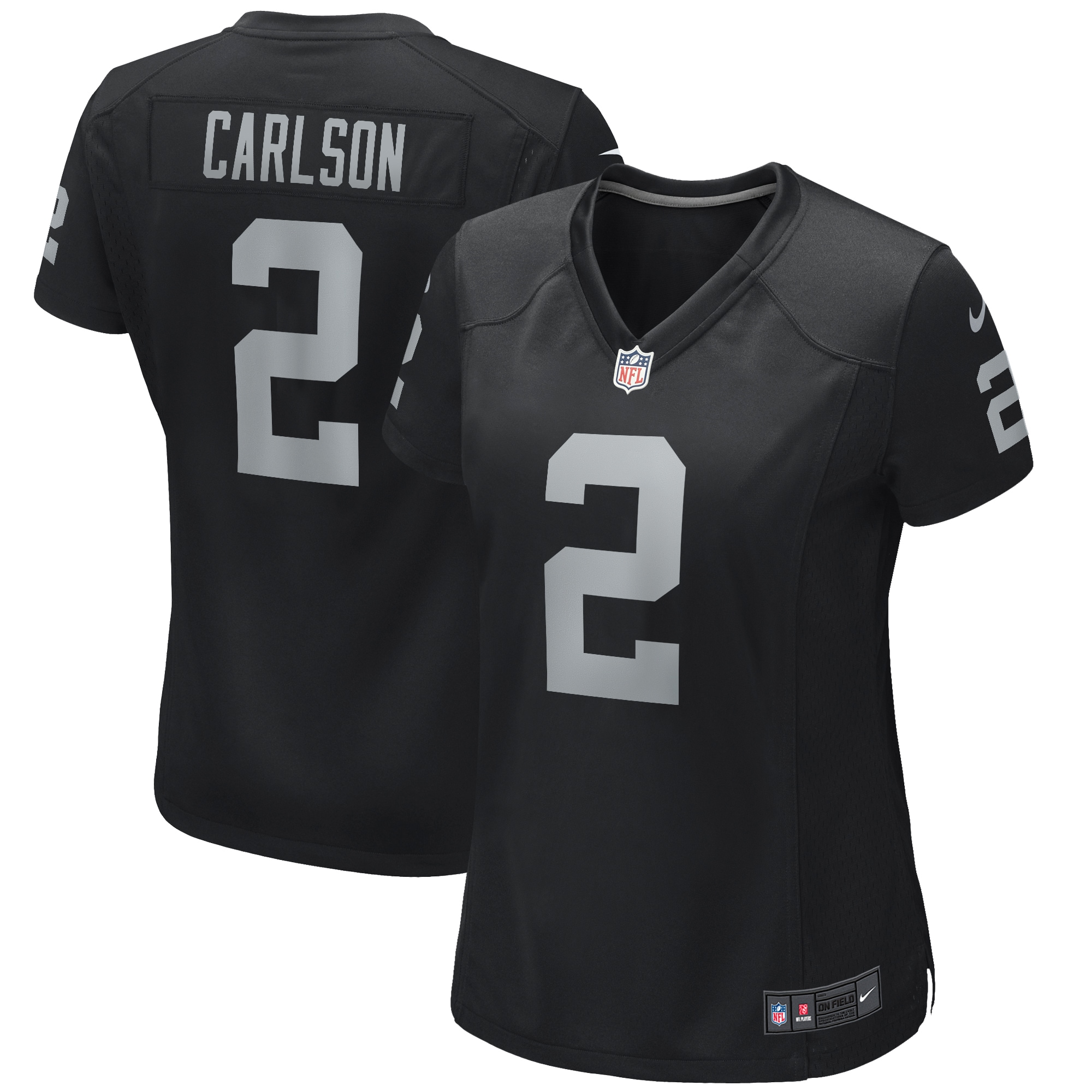 Daniel Carlson Las Vegas Raiders Nike Women's Player Game Jersey - Black - vstockx