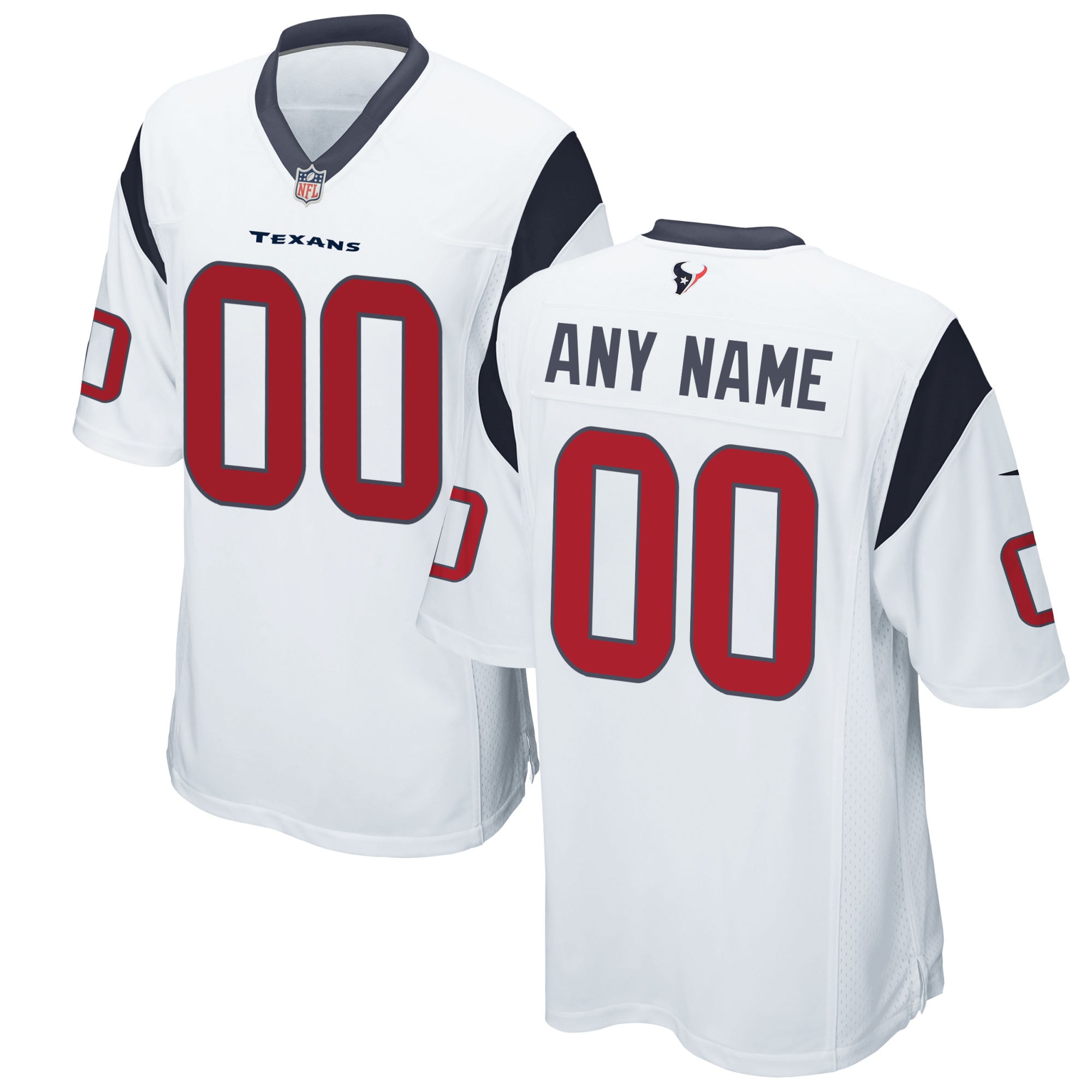 Houston Texans Nike Custom Game Jersey - White - vstockx