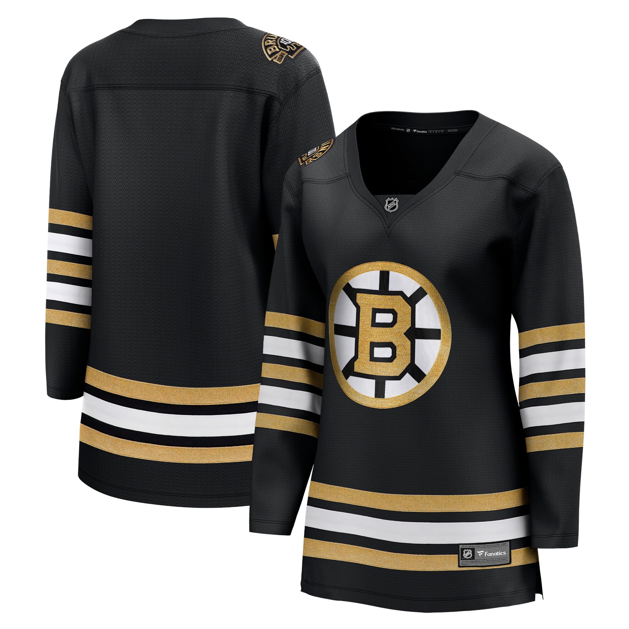 Boston Bruins Fanatics Branded Women's 100th Anniversary Premier Breakaway Jersey - Black - vstockx