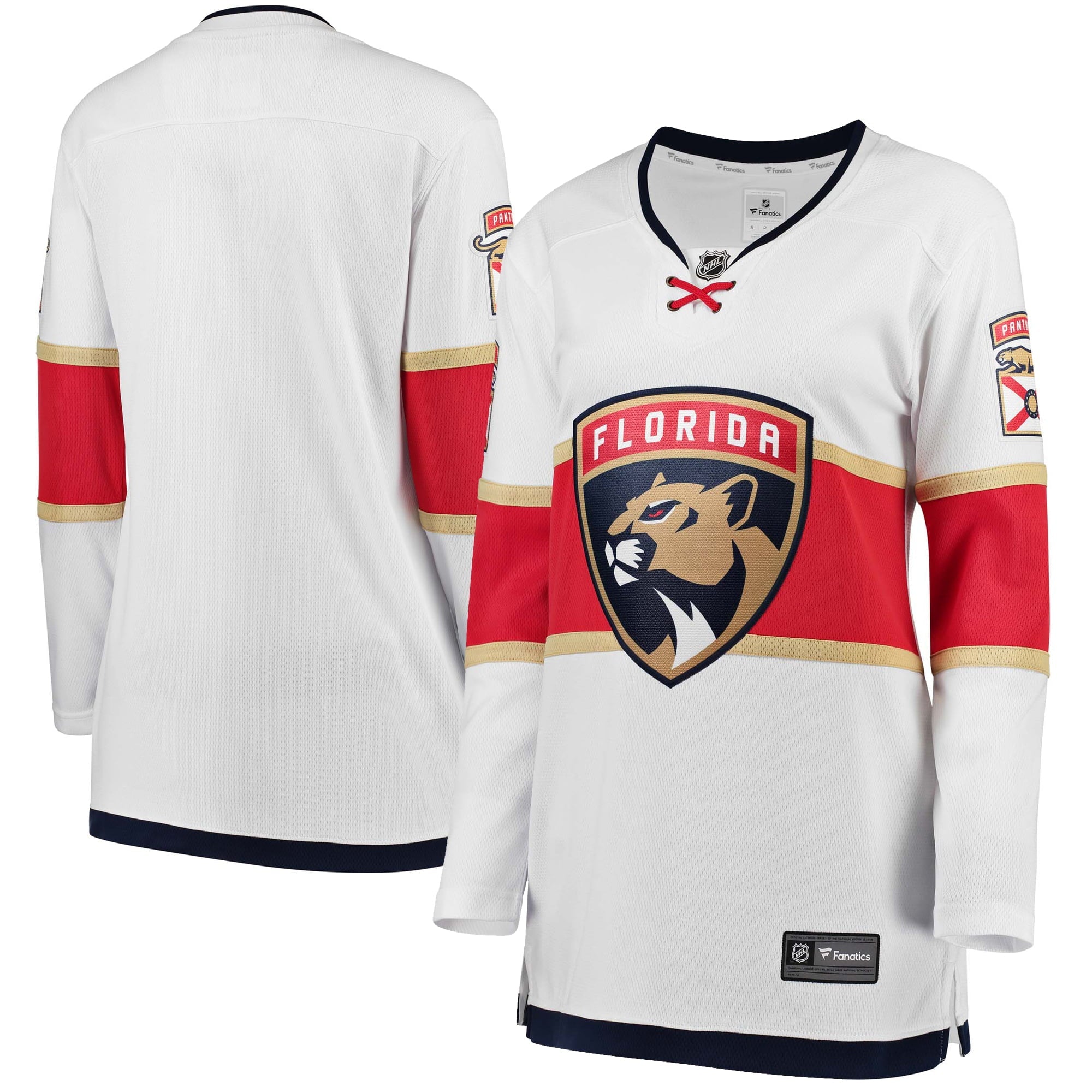 Women's Fanatics Branded White Florida Panthers Away Breakaway Jersey - vstockx
