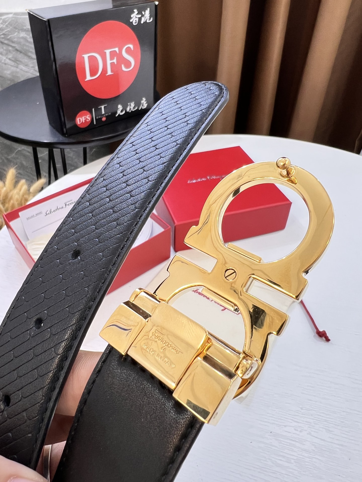 Streetwear Belt Ferragamo 319796 size:3.5cm - vstockx