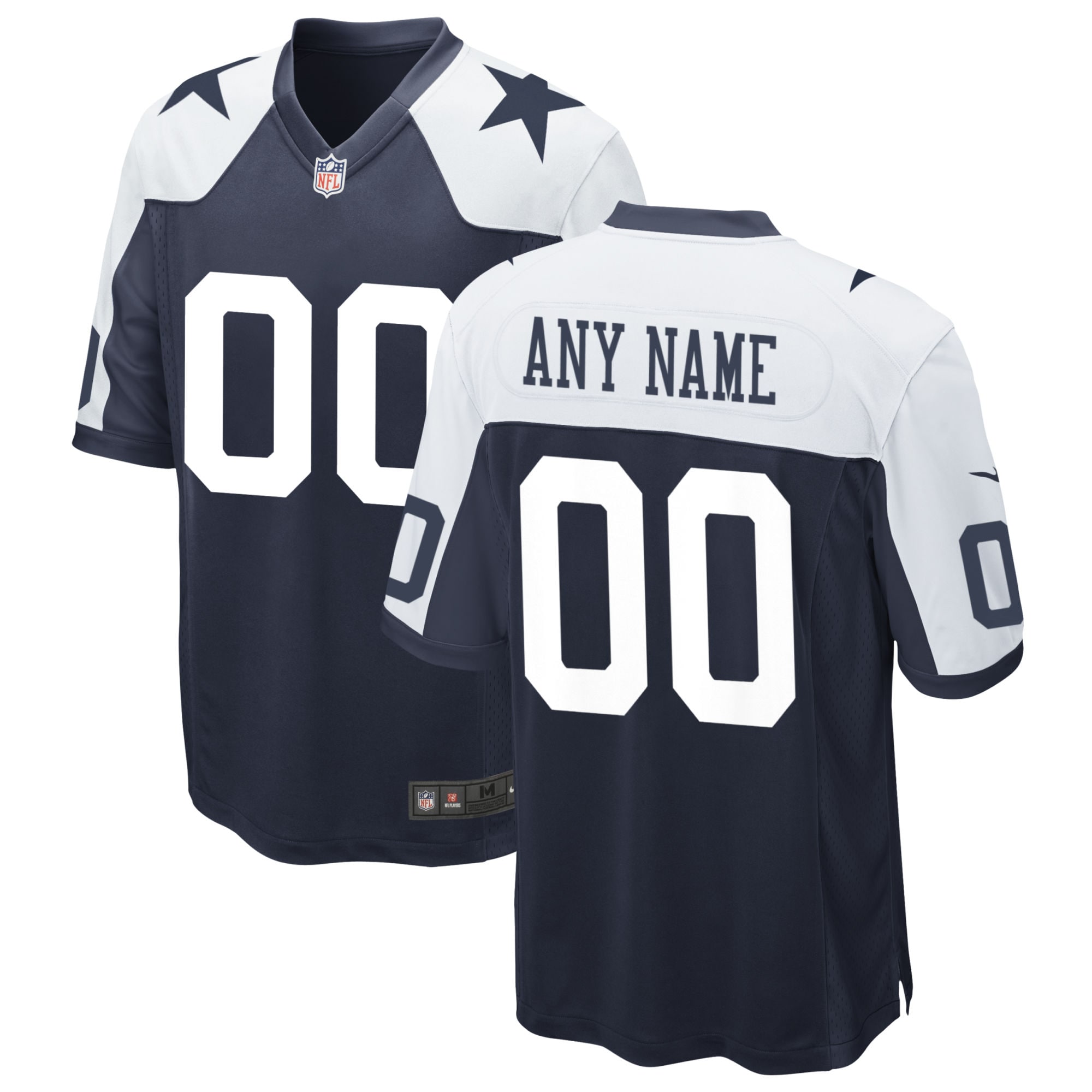 Dallas Cowboys Nike Alternate Custom Game Jersey - Navy - vstockx