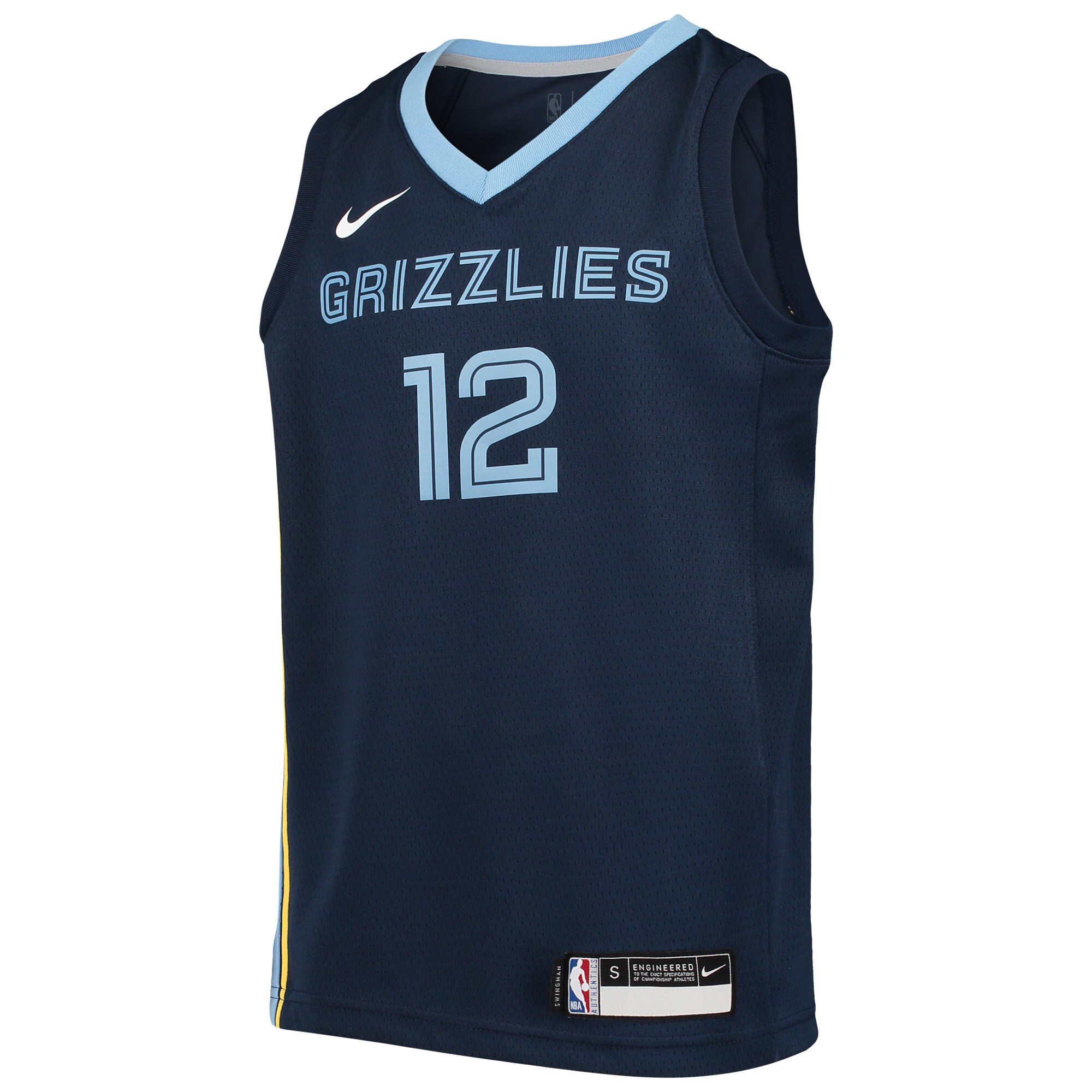 Ja Morant Memphis Grizzlies Nike Youth Team Swingman Jersey - Blue - vstockx
