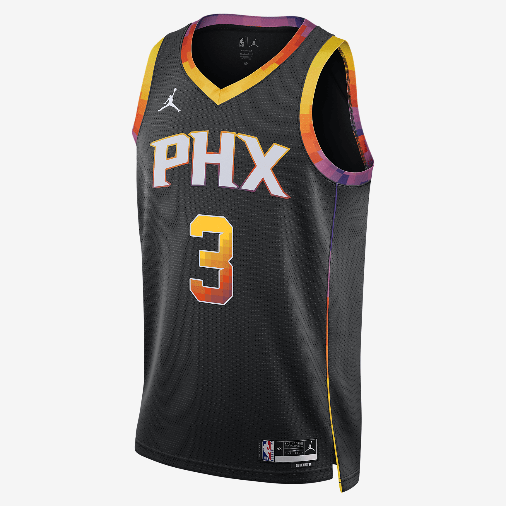 Phoenix Suns Statement Edition Jordans Dri-FIT NBA Swingman Jersey - Black - vstockx