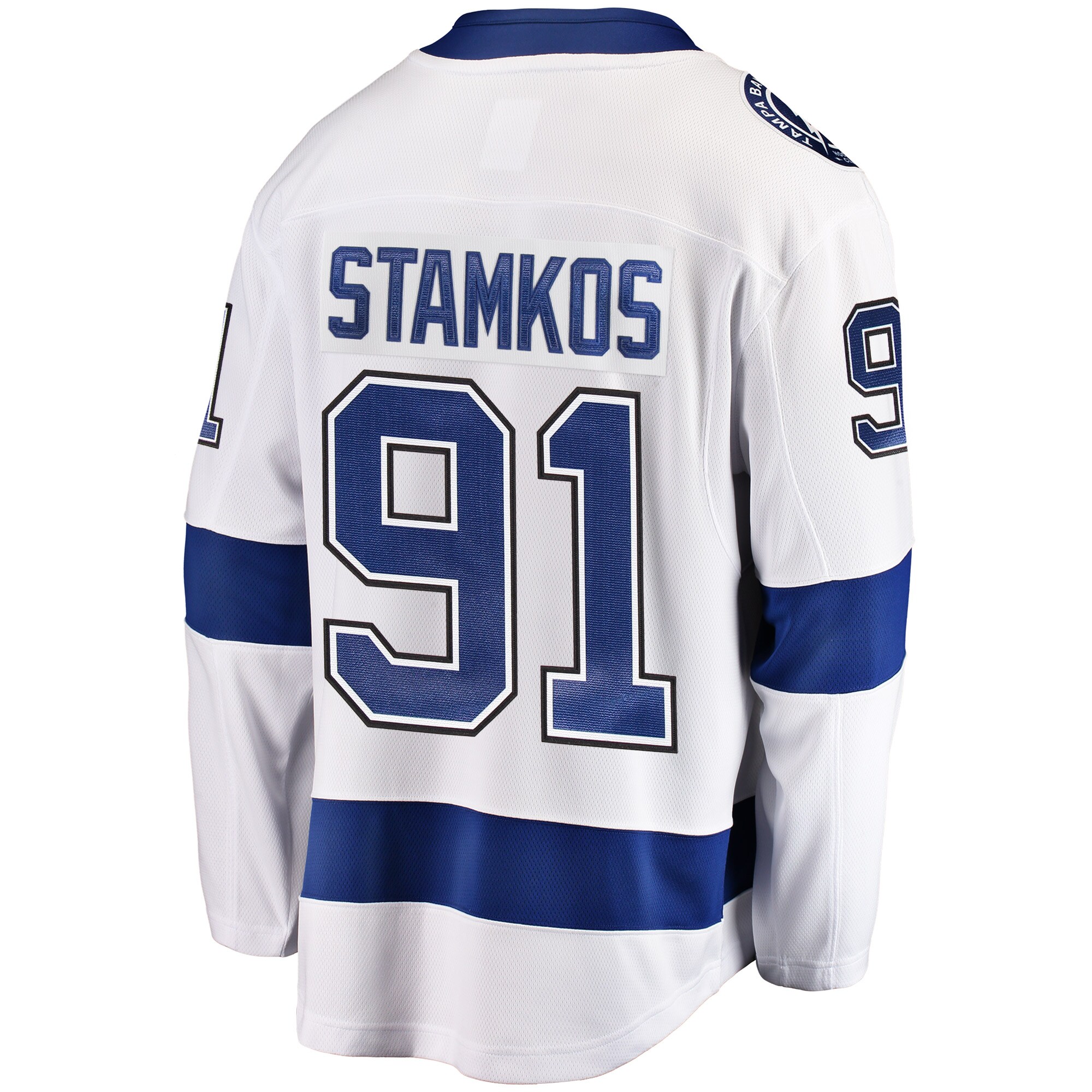 Steven Stamkos Tampa Bay Lightning Fanatics Branded Breakaway Player Jersey - White - vstockx