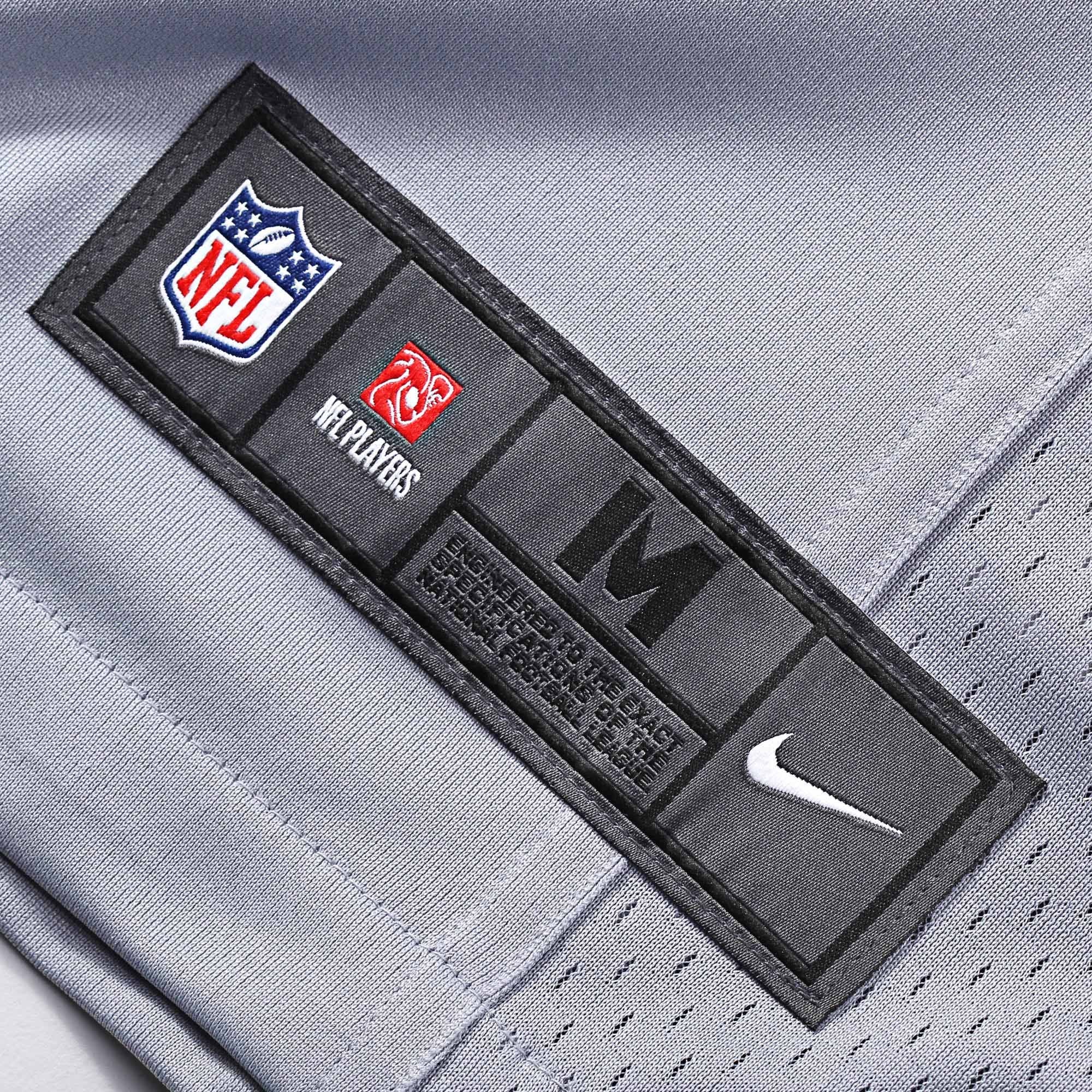 Russell Wilson Seattle Seahawks Nike Alternate Game Jersey - Gray - vstockx