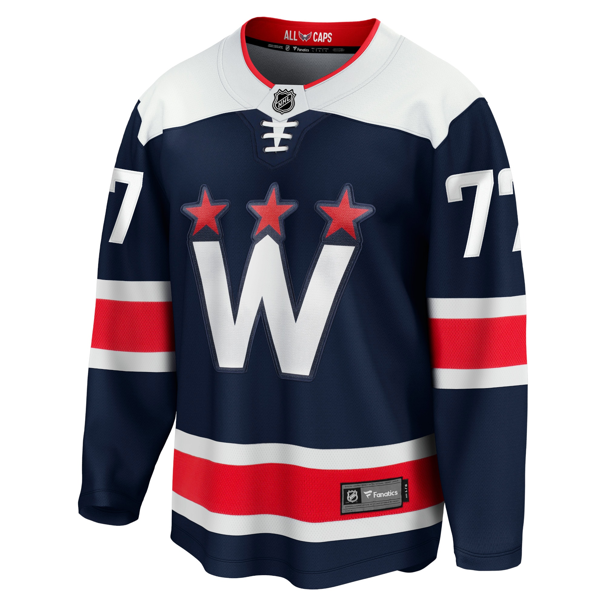 TJ Oshie Washington Capitals Fanatics Branded 2020/21 Alternate Premier Breakaway Player Jersey - Navy - vstockx