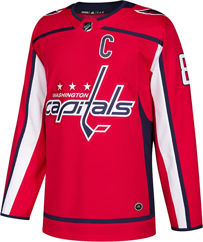 Men's Alexander Ovechkin Washington Capitals Adidas Red Home Authentic Premium Jersey - vstockx